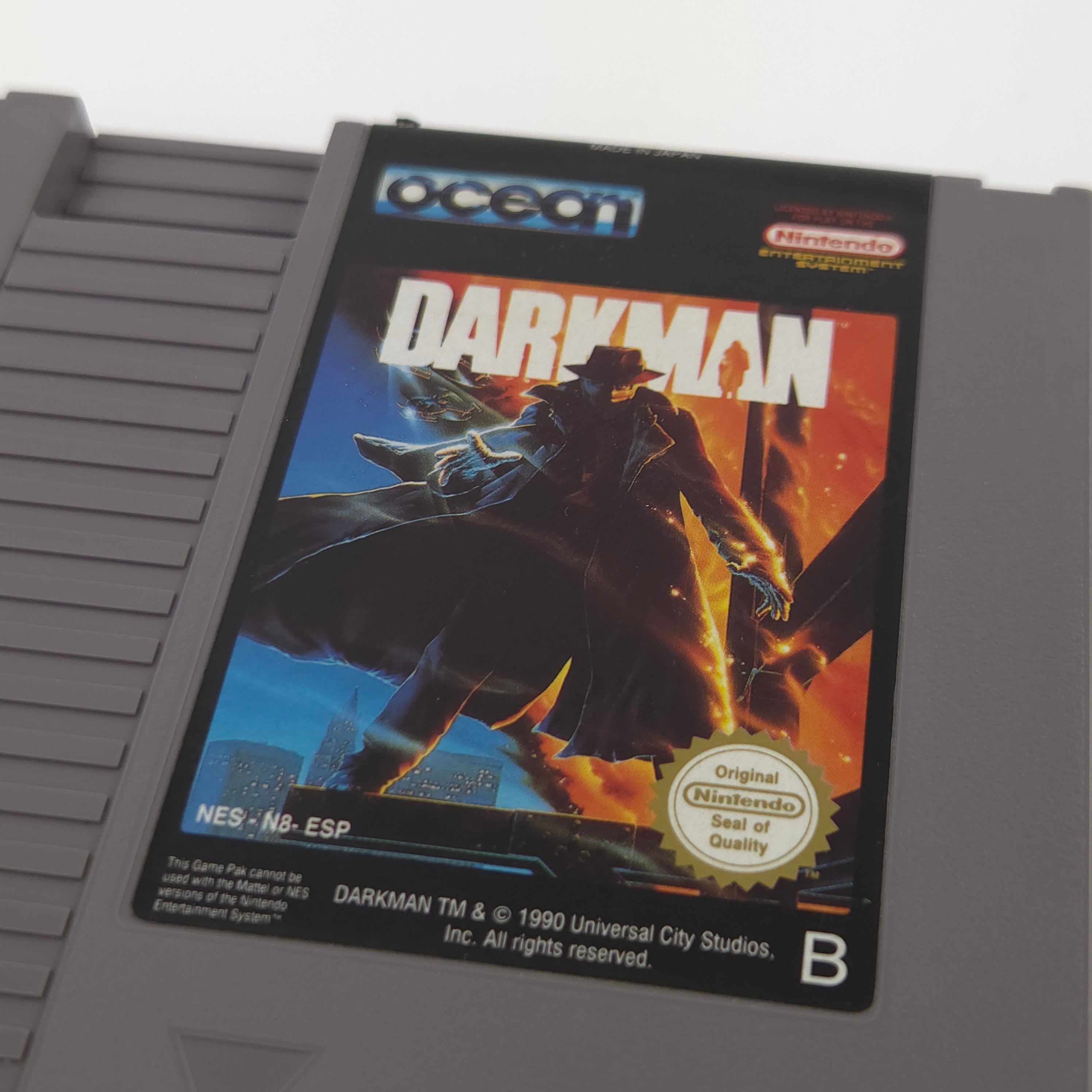 Nintendo NES Spiel Darkman Modul Cartridge PAL ESP