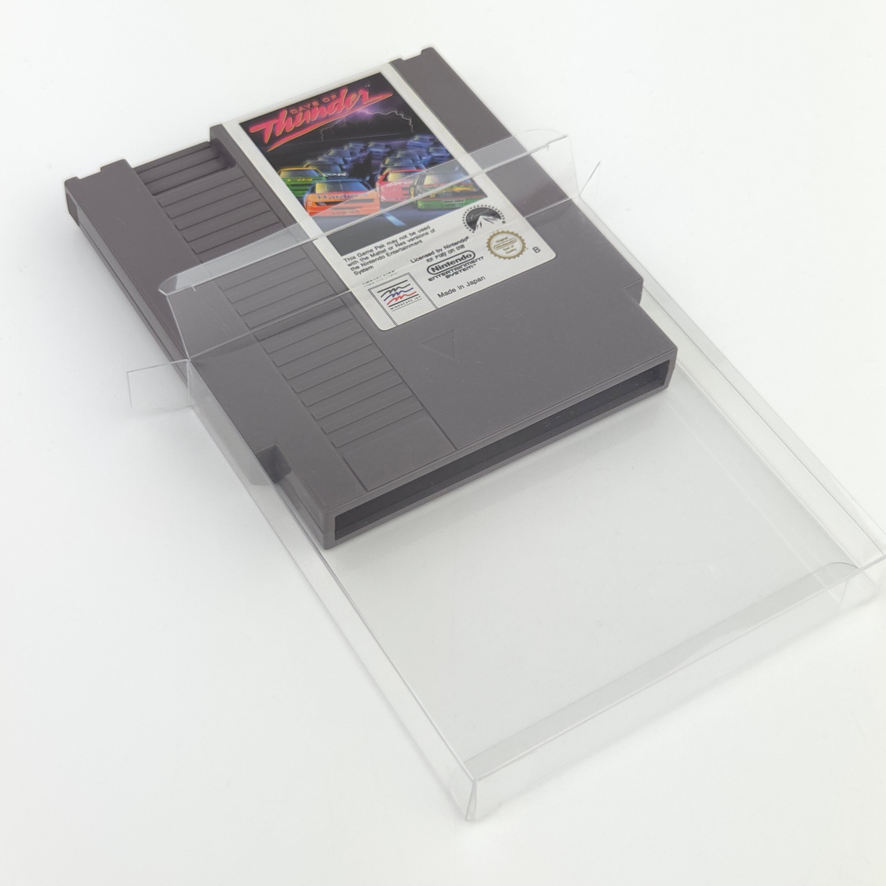 NES Spiel Days of Thunder Modul Schutzhülle PAL NOE