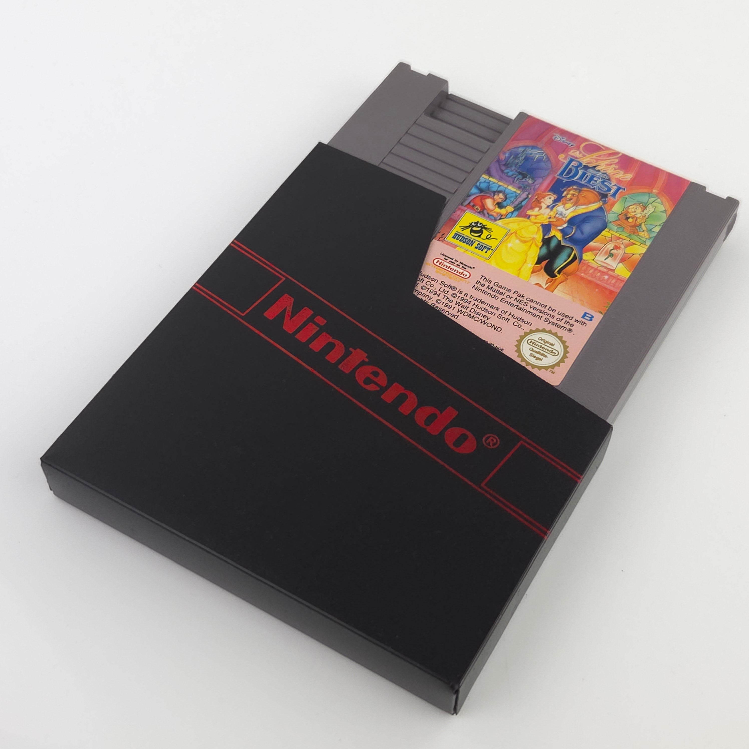 NES Spiel Die Schöne und das Biest Modul Schuber NOE