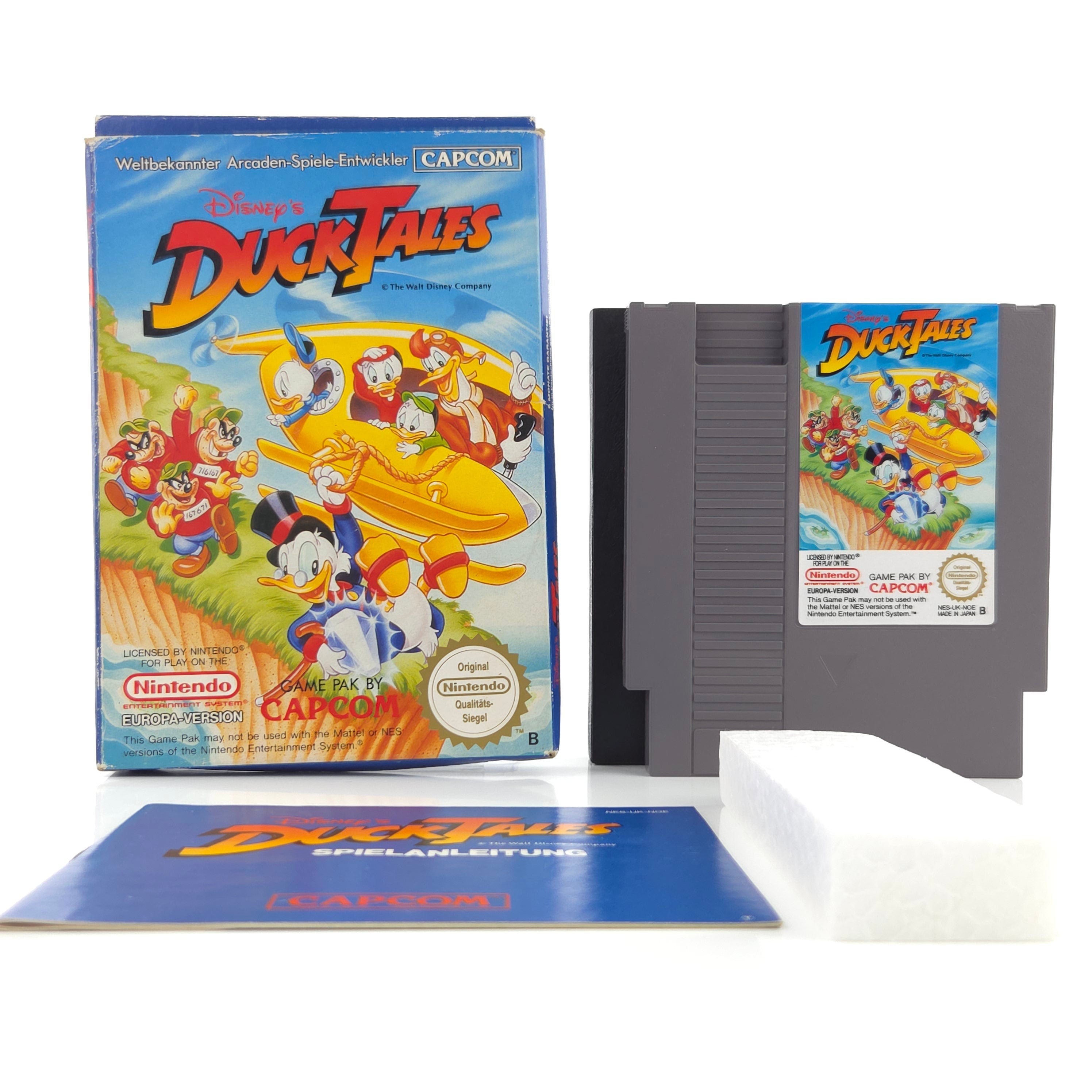 NES Spiel Disney Duck Tales Modul Anleitung OVP NOE