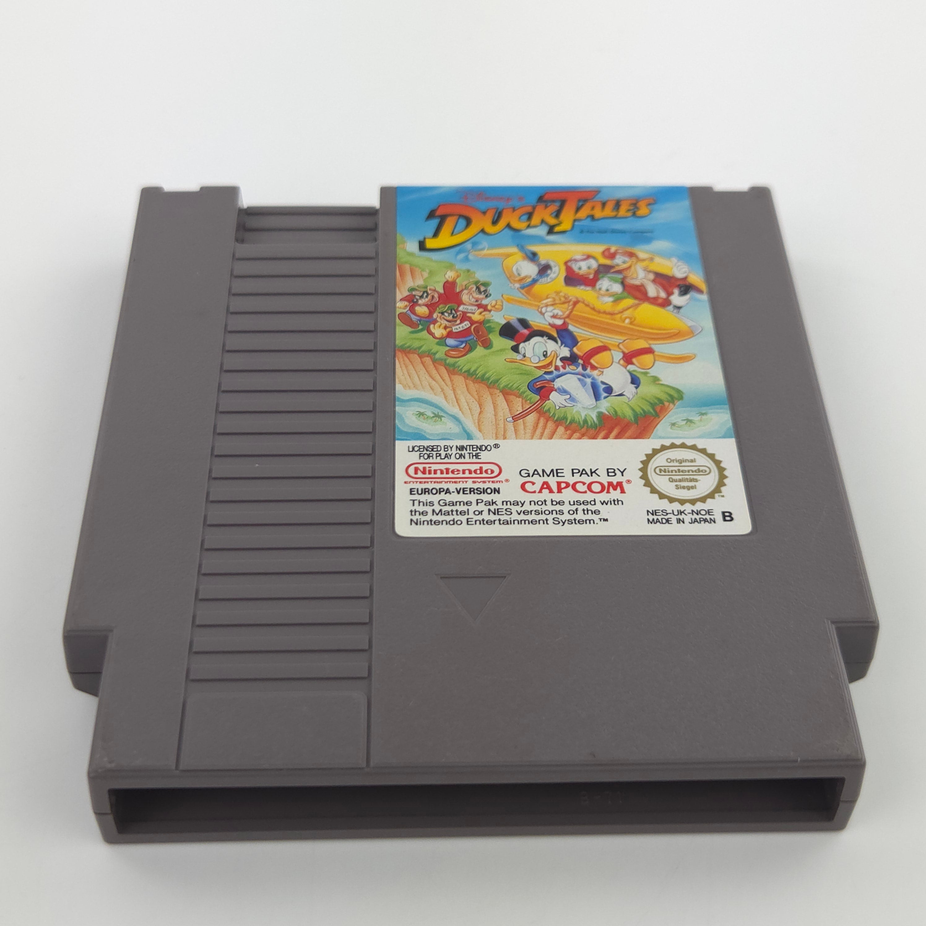 Nintendo NES Spiel Duck Tales Modul Schutzhülle NOE CAPCOM