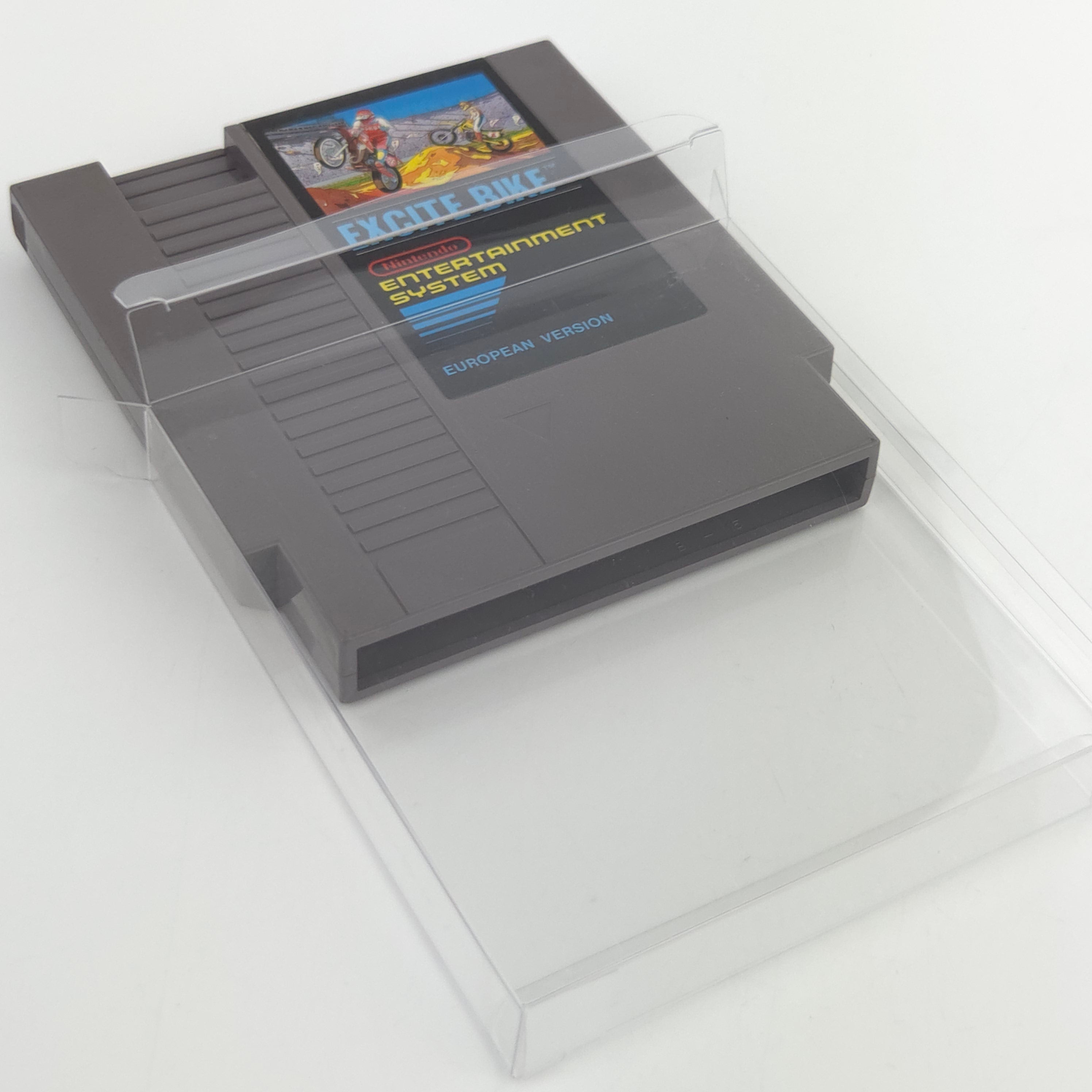 Nintendo NES Spiel Excite Bike Modul Schutzhülle PAL