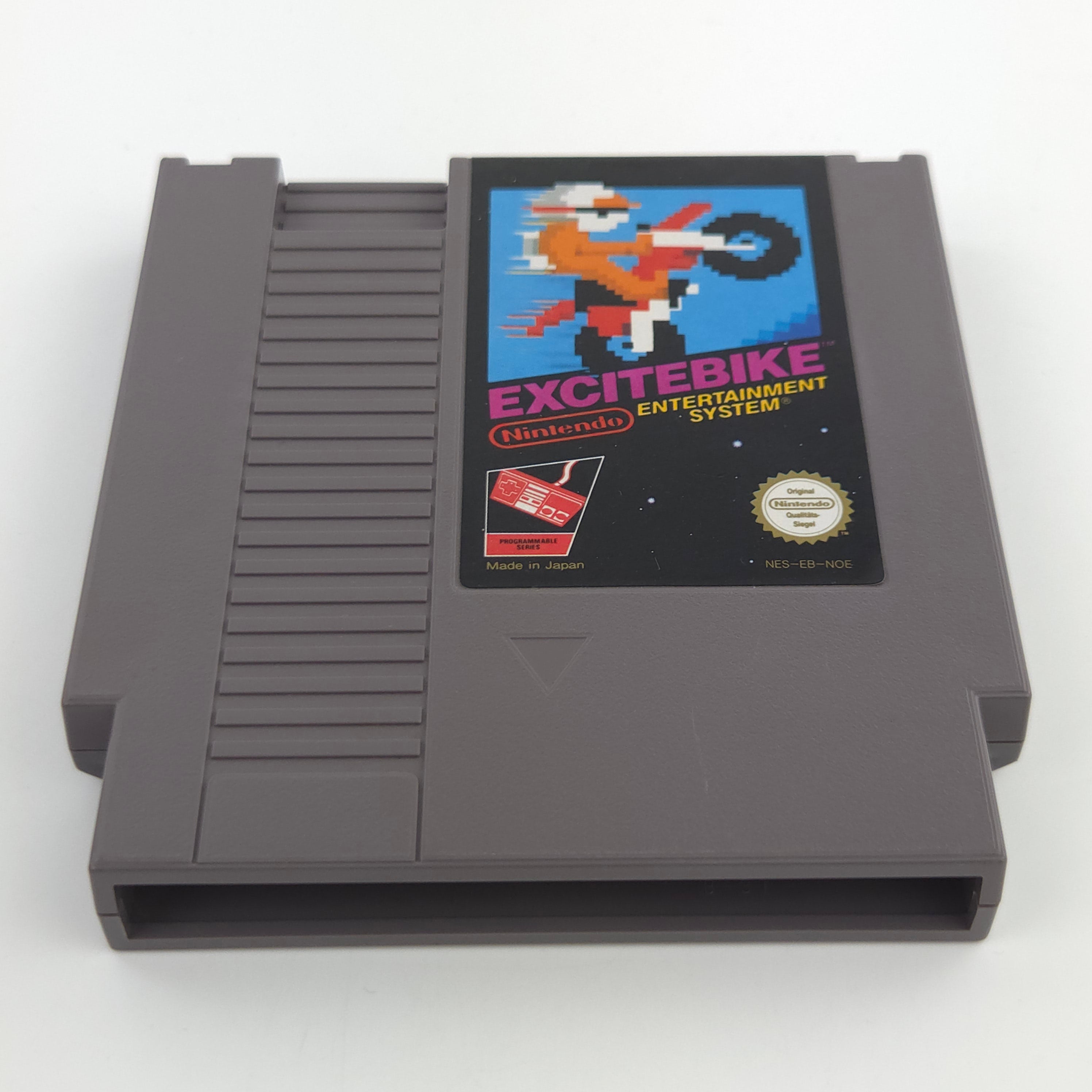 Nintendo NES Spiel Excitebike Modul Schutzhülle PAL NOE