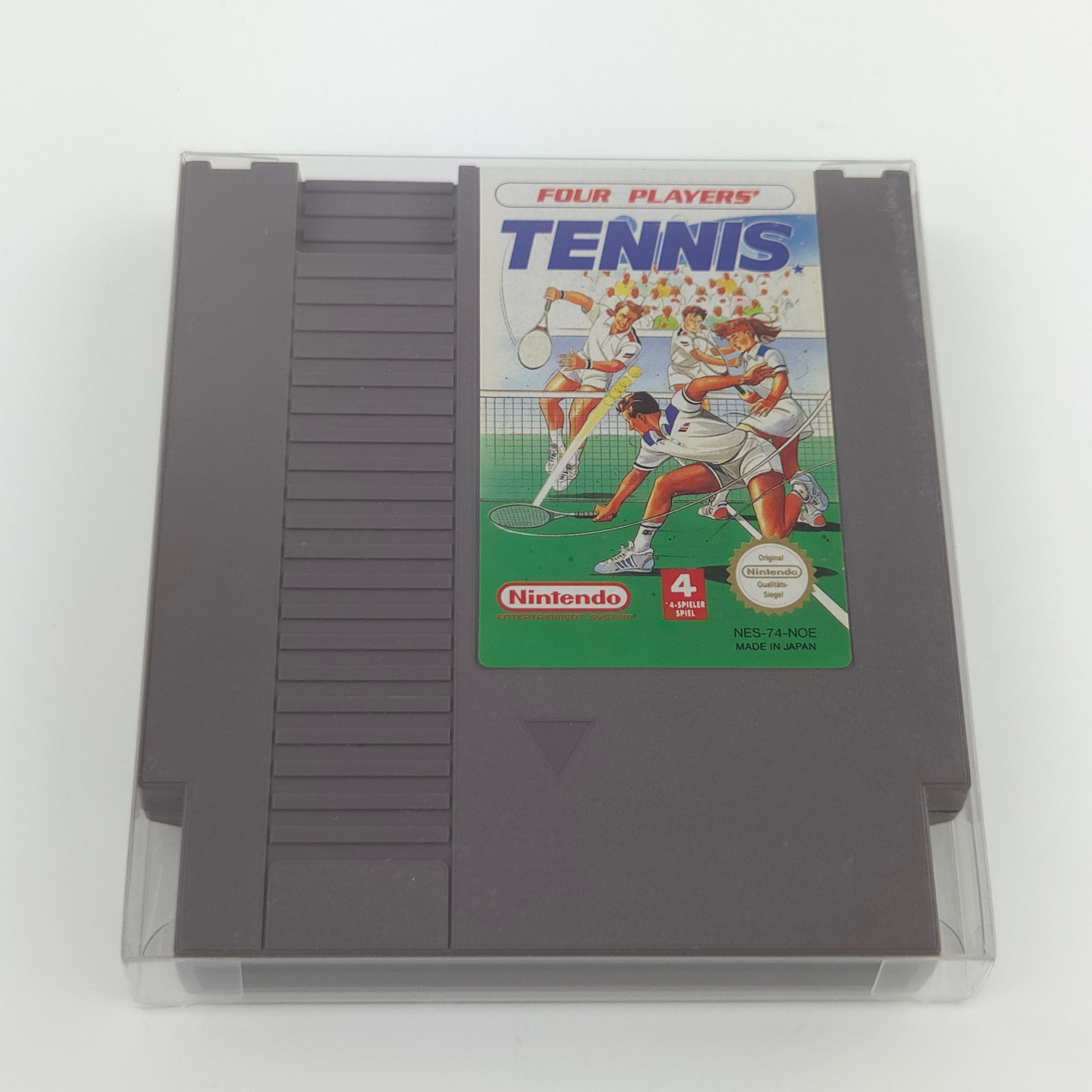 Nintendo NES Spiel Four Players Tennis Modul Schutzhülle