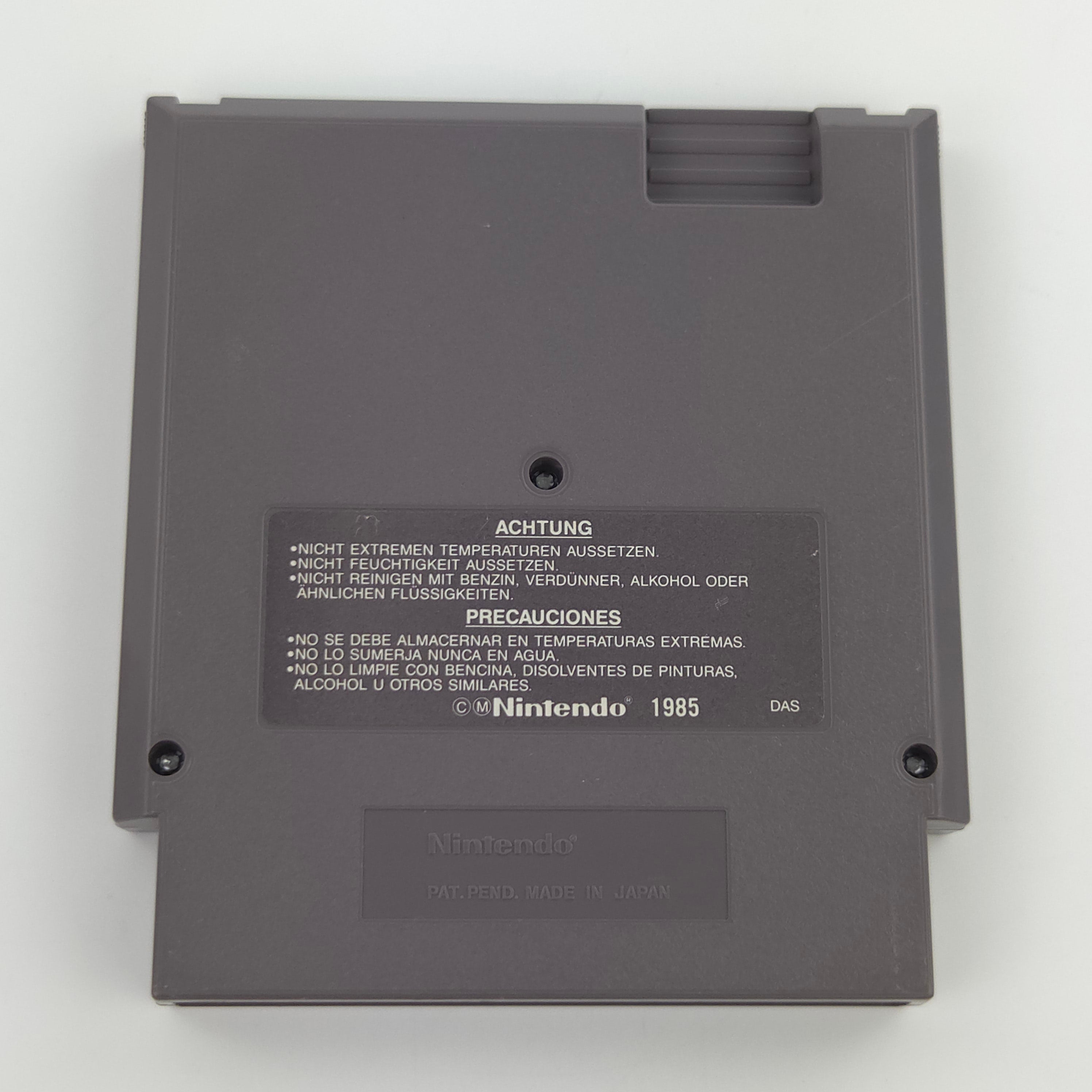 Nintendo NES Spiel Four Players Tennis Modul Schutzhülle