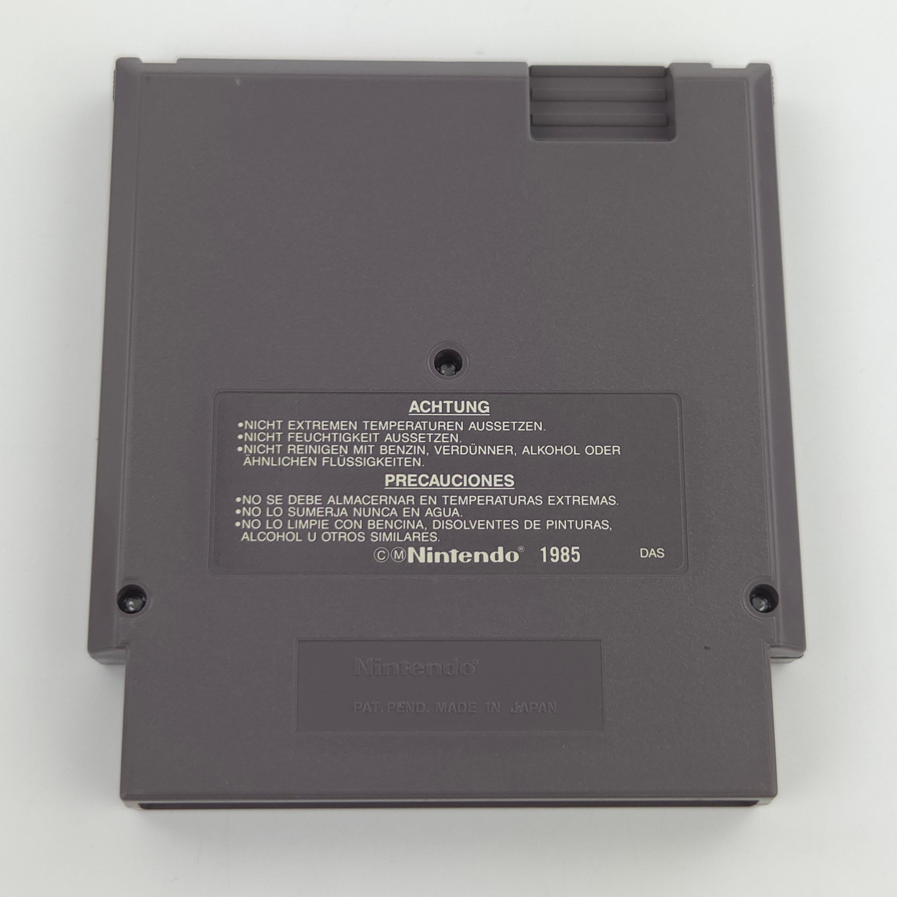 Nintendo NES Spiel Galaxy 5000 Modul Schutzhülle PAL B