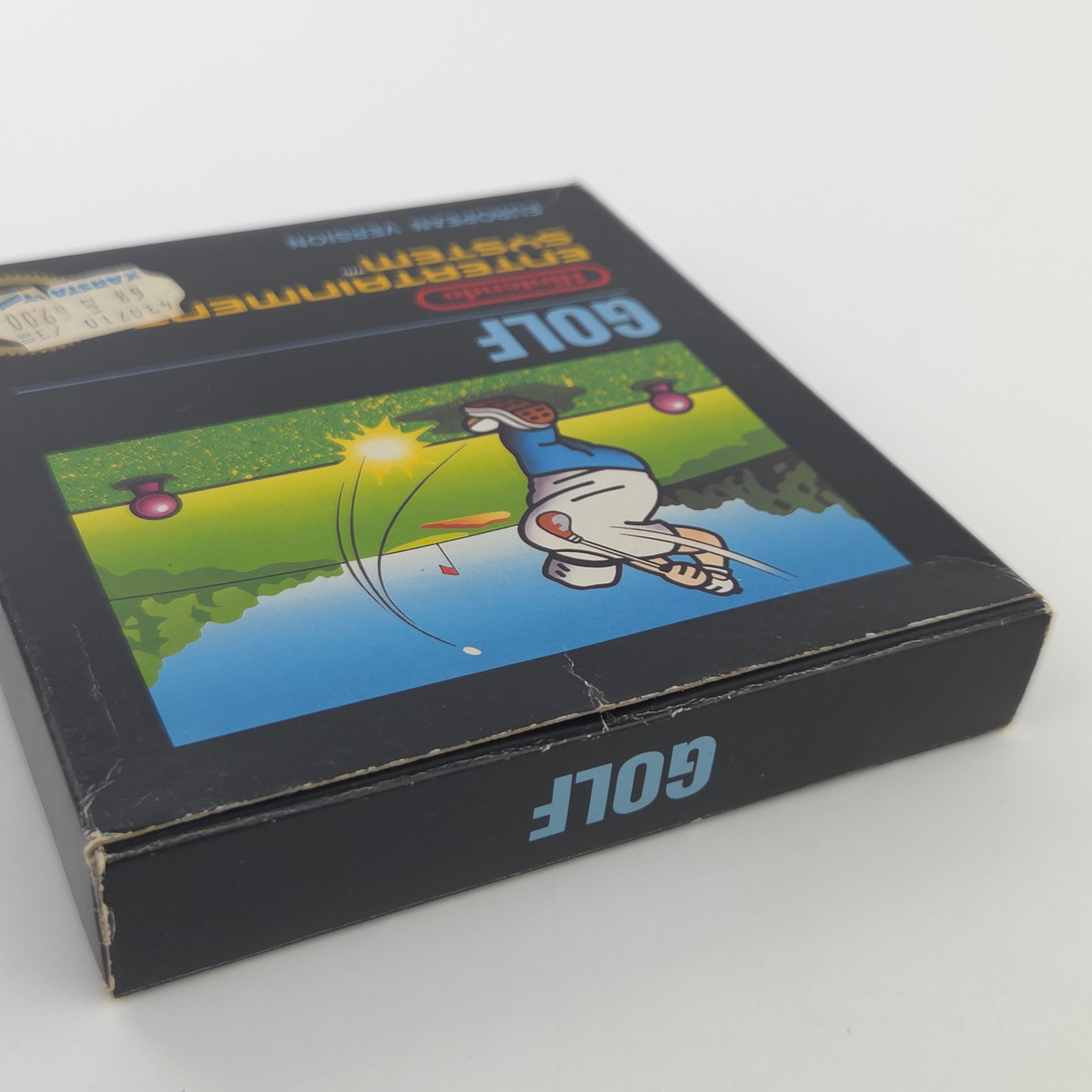 Nintendo NES Spiel: GOLF - Modul Anleitung OVP Bienengräber (European Version)