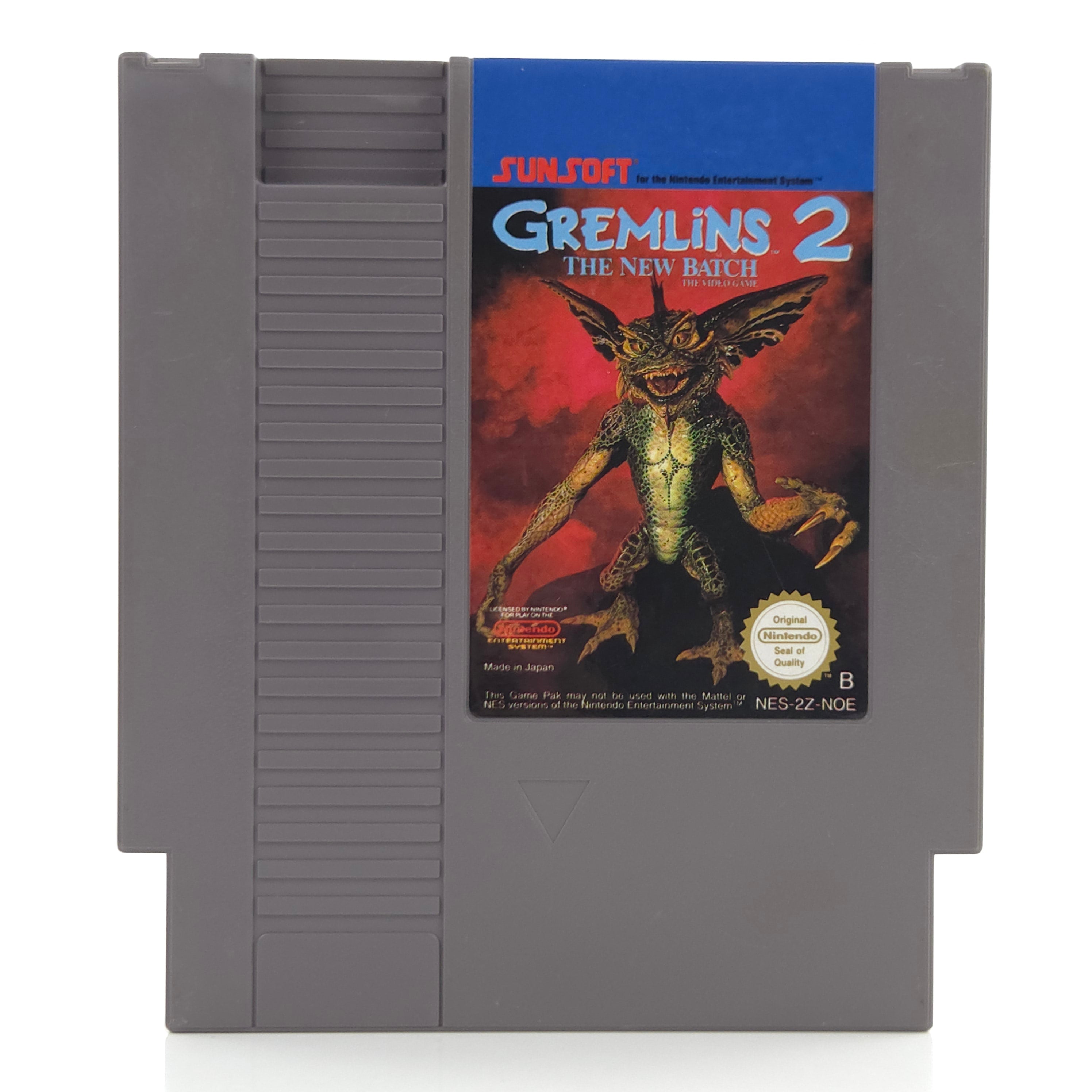 Nintendo NES Spiel Gremlins 2 New Batch Schutzhülle NOE