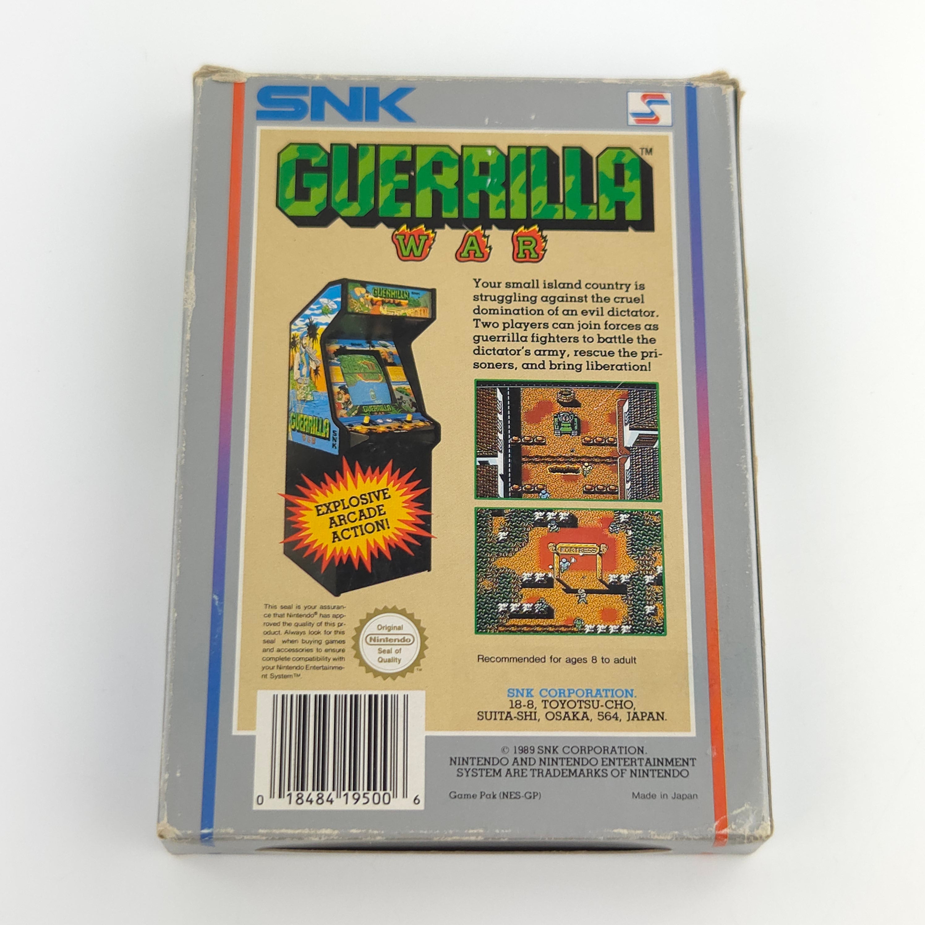NES Spiel Guerrilla War OVP PAL SNK Retrofans