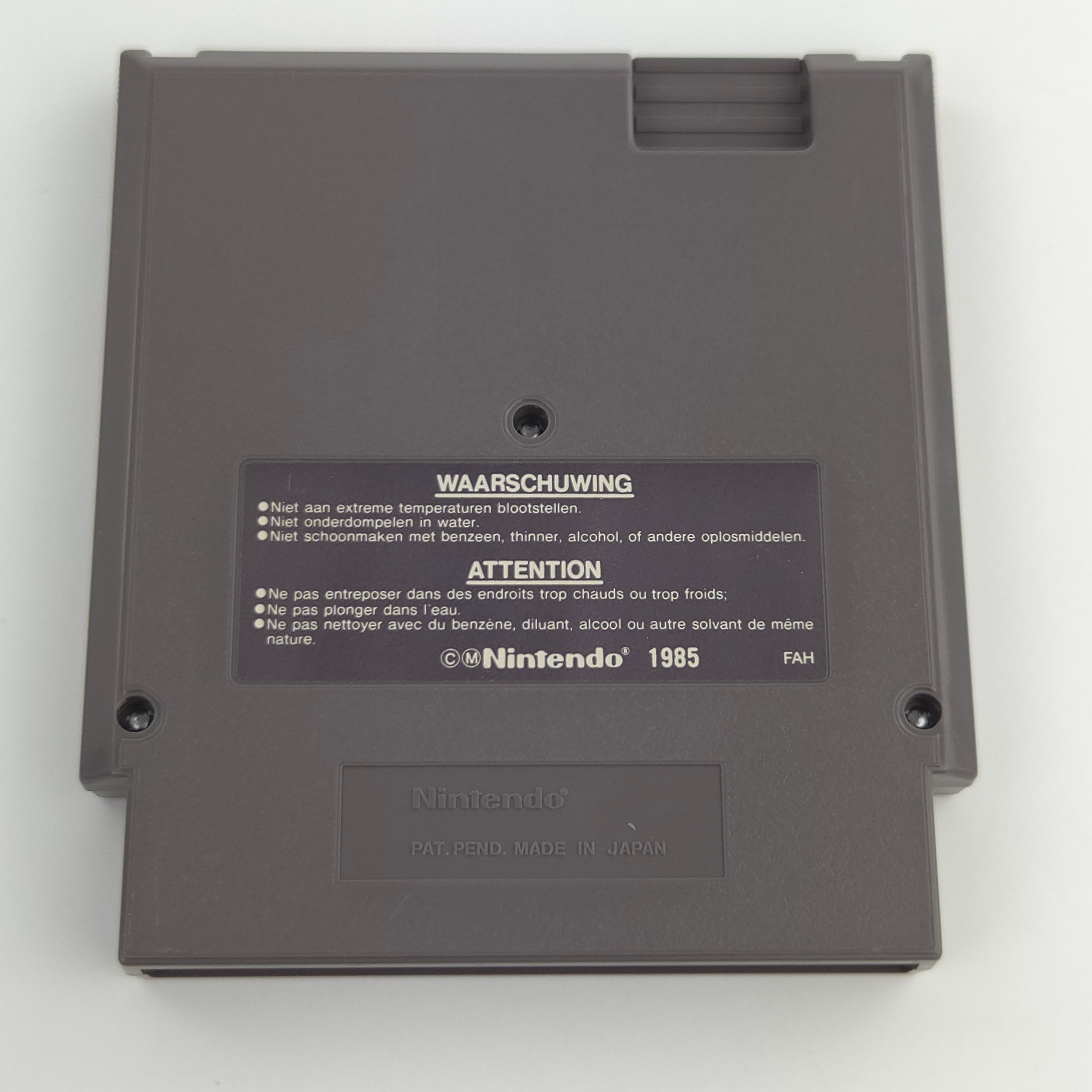 NES Spiel Hogan´s Alley Modul Schutzhülle PAL FRA