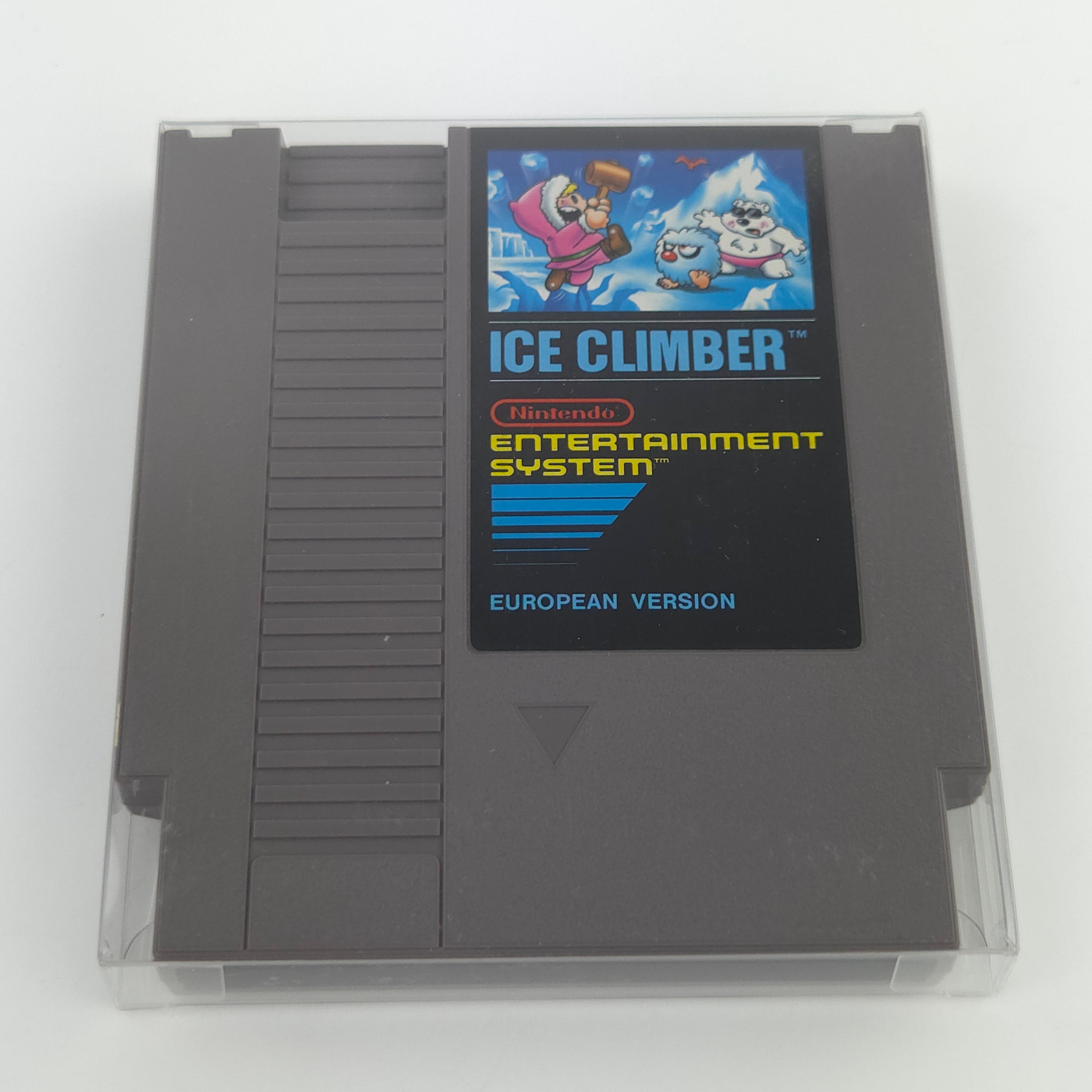 Nintendo NES Spiel Ice Climber 3 Screw Modul Schutzhülle