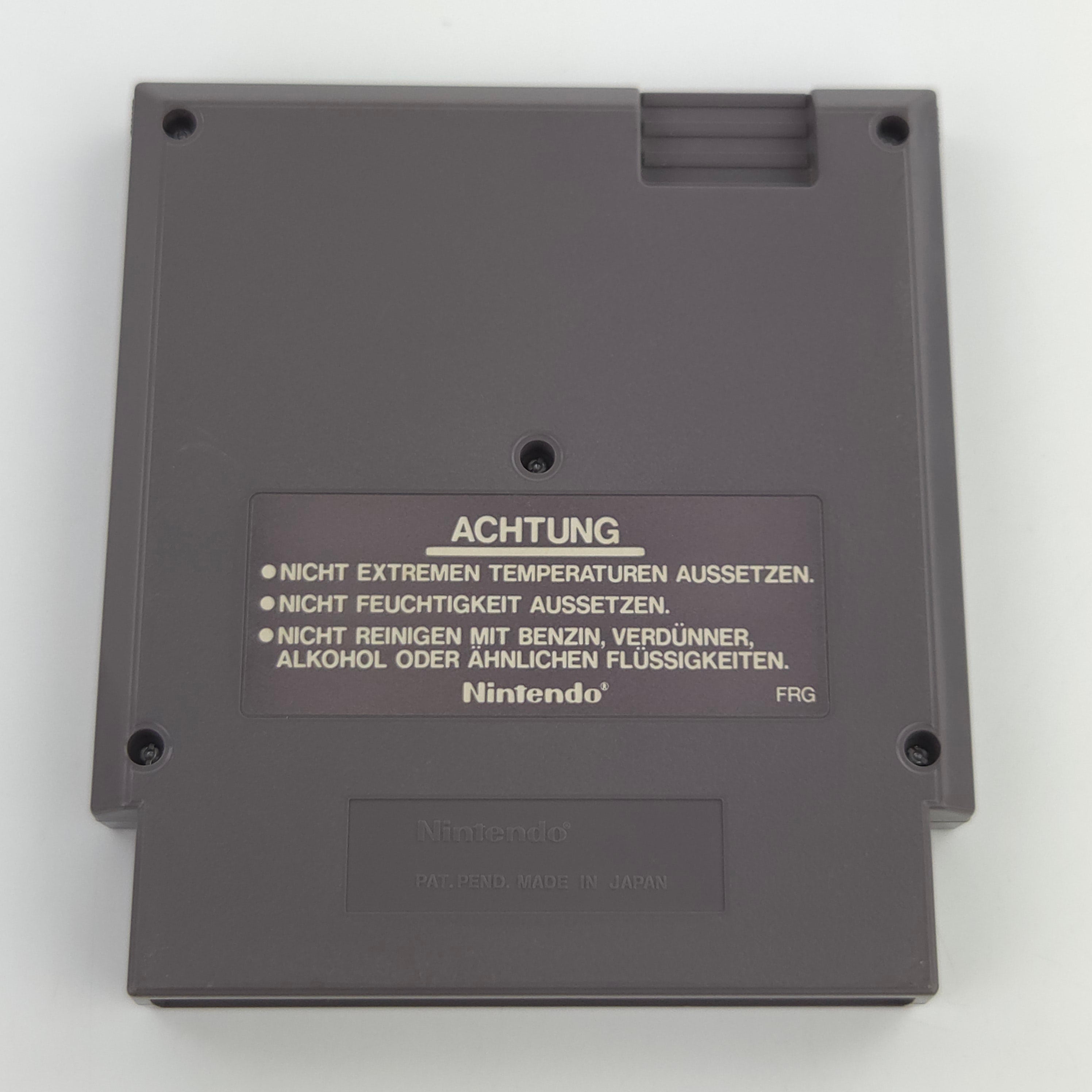 NES Spiel Ice Climber 5 Screw Modul Schutzhülle PAL