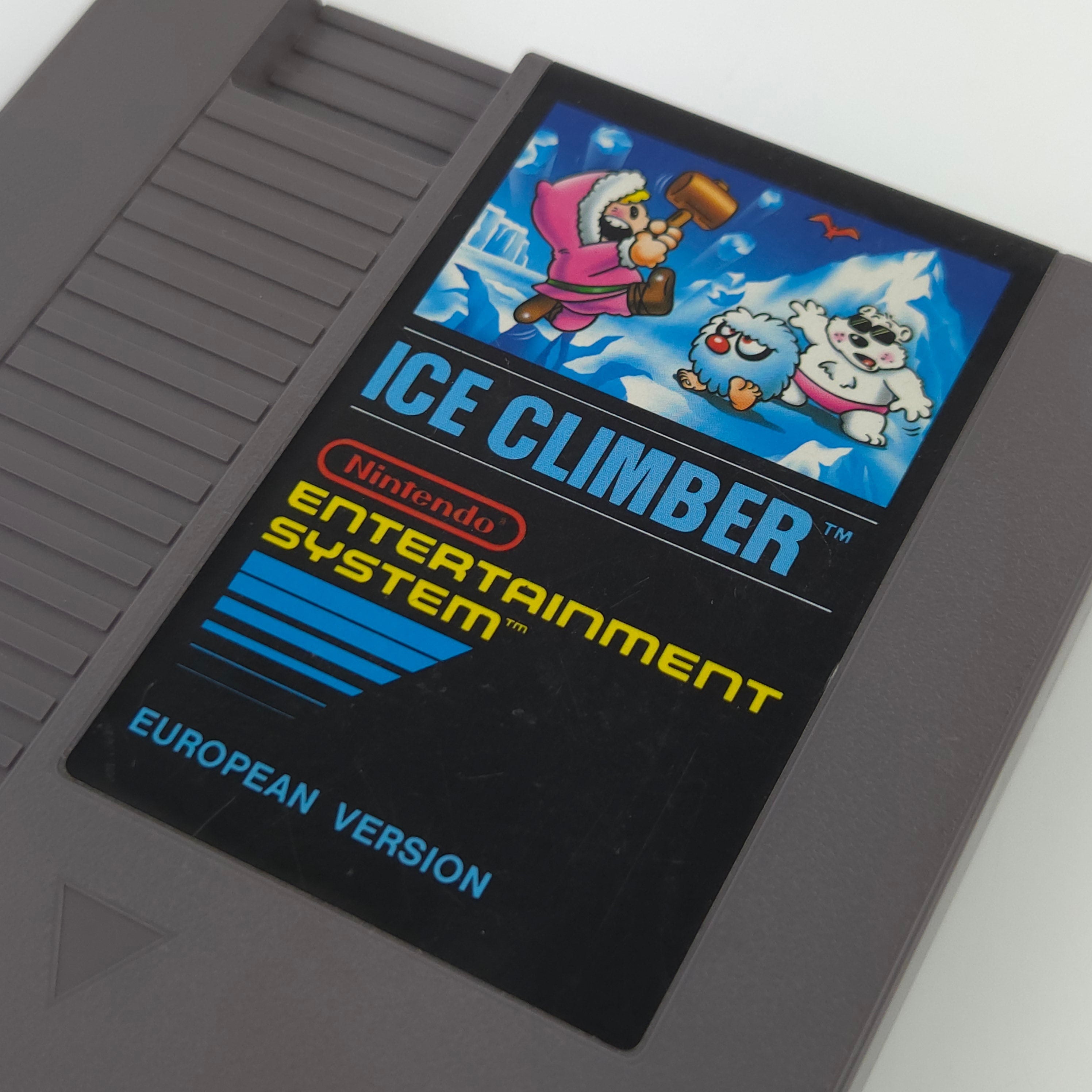 NES Spiel Ice Climber 5 Screw Modul Schutzhülle PAL