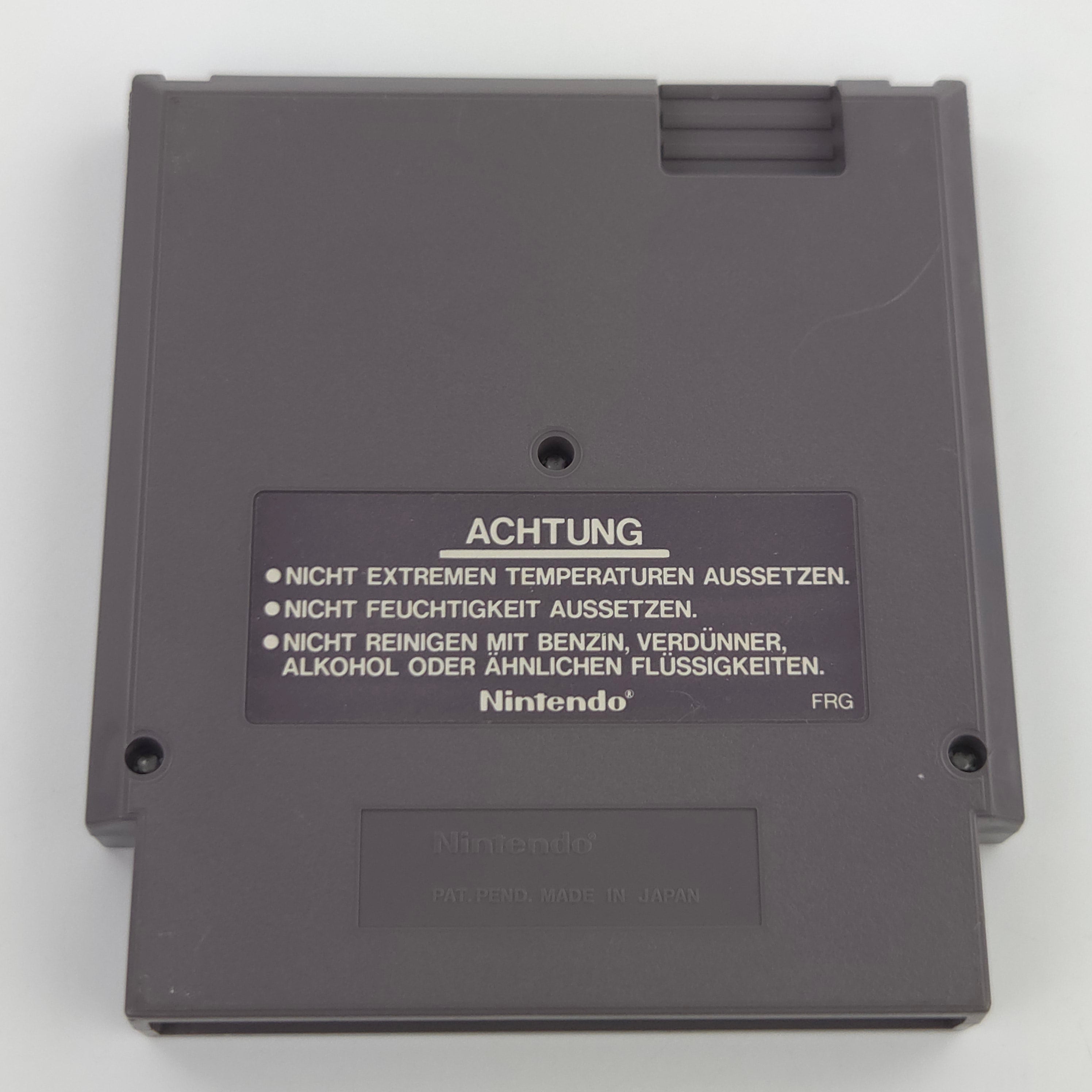 Nintendo NES Spiel Ice Hockey PAL Modul Schutzhülle