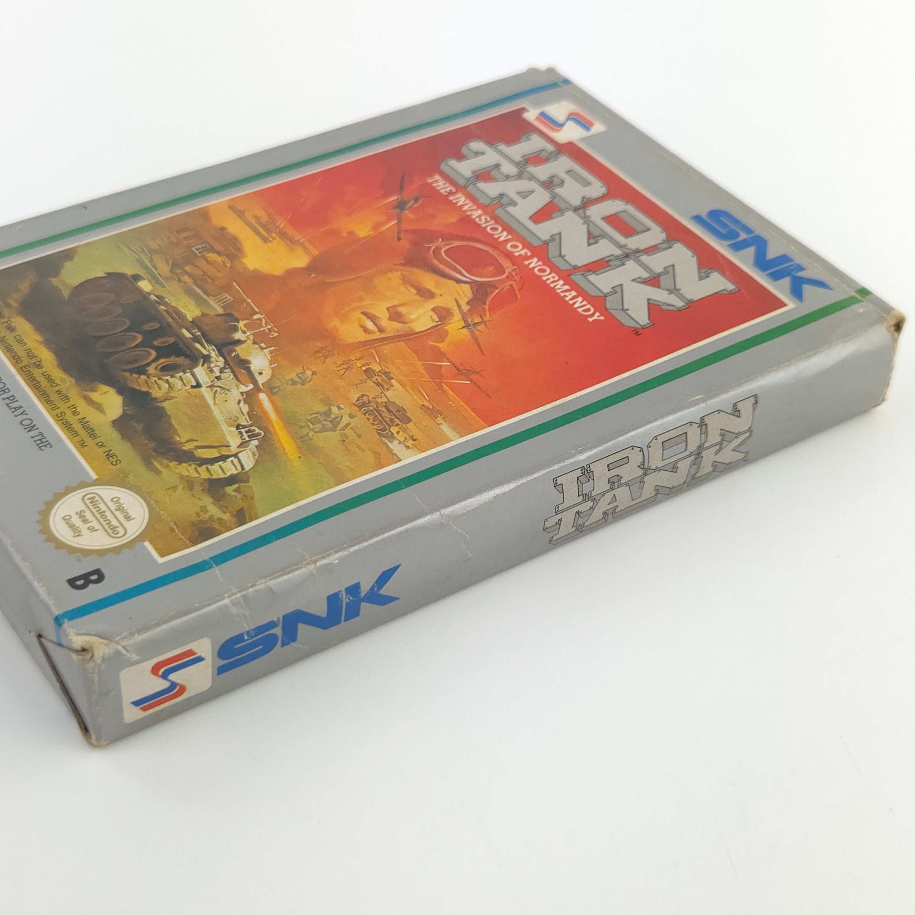 Nintendo NES Spiel Iron Tank Invasion of Normandy OVP ESP
