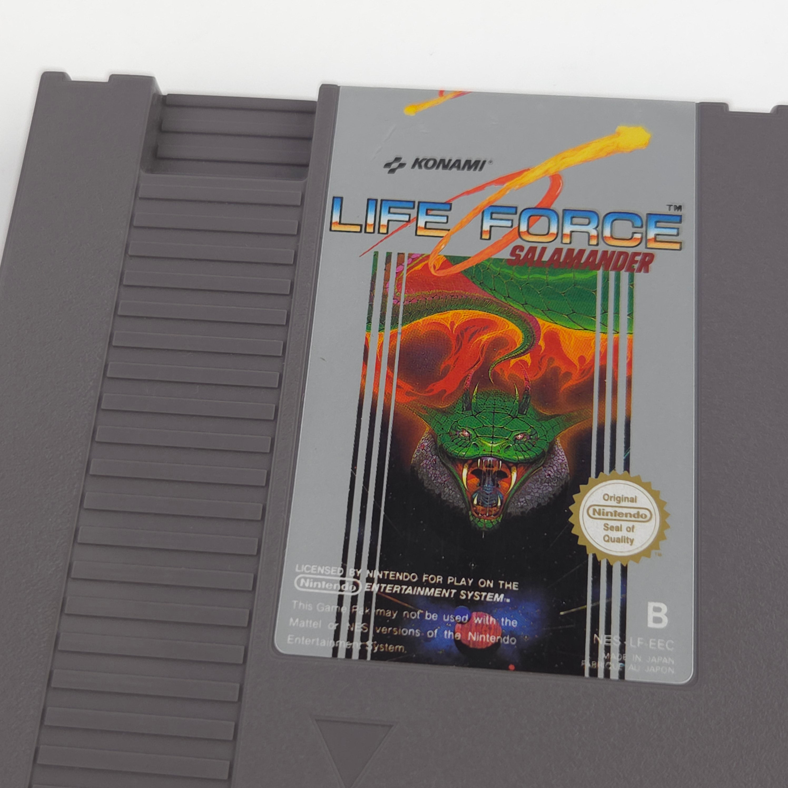 Nintendo NES Spiel Life Force Salamander Modul Hülle PAL
