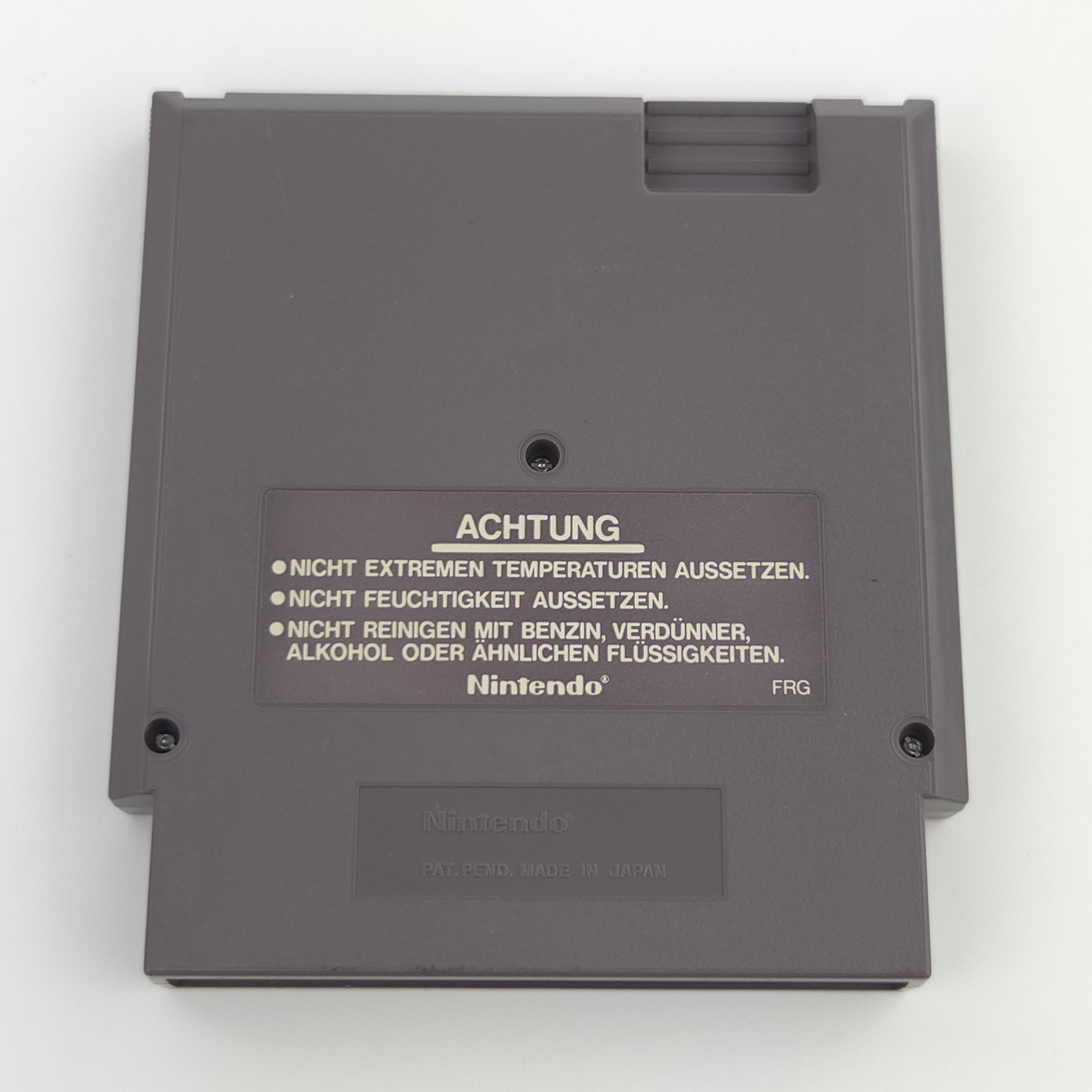 Nintendo NES Spiel Mach Rider Modul Schutzhülle PAL