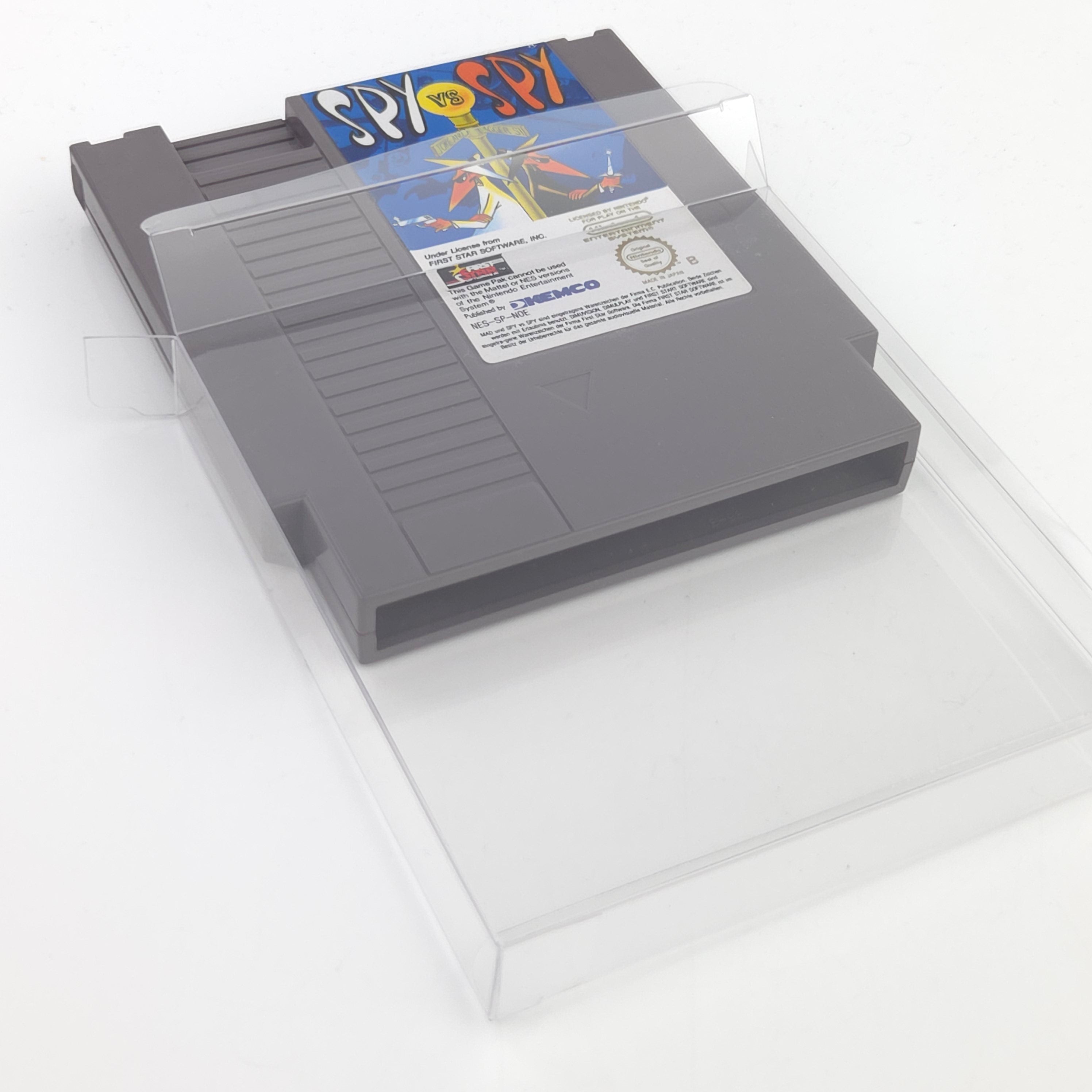 NES Spiel MAD SPY vs SPY Modul Schutzhülle KEMCO PAL NOE