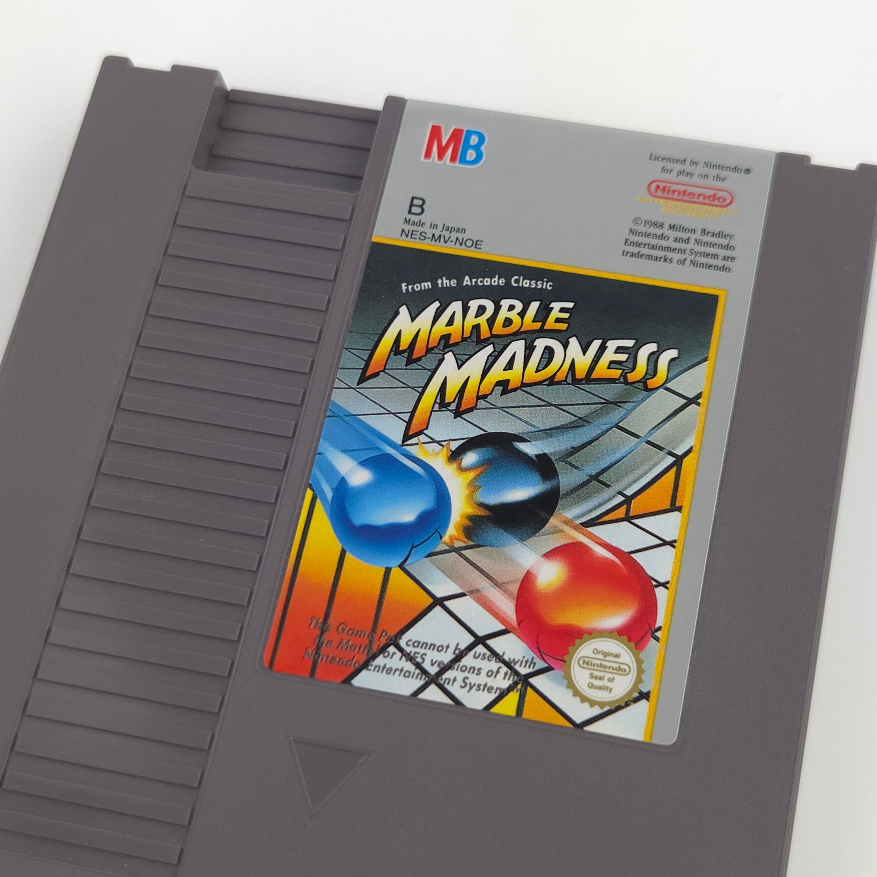 Nintendo NES Spiel Marble Madness Modul Schutzhülle NOE