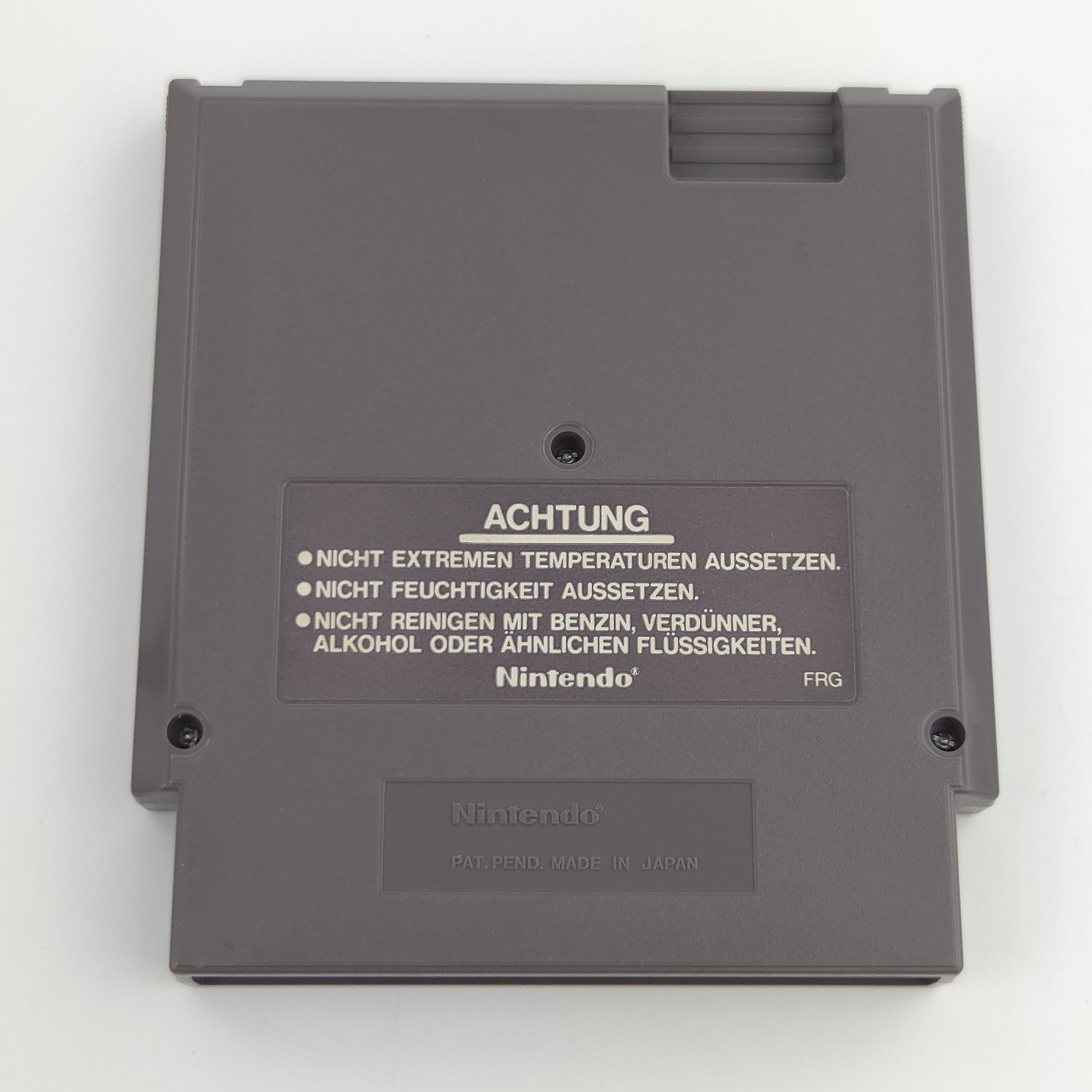Nintendo NES Spiel Mario Bros Modul Schutzhülle PAL