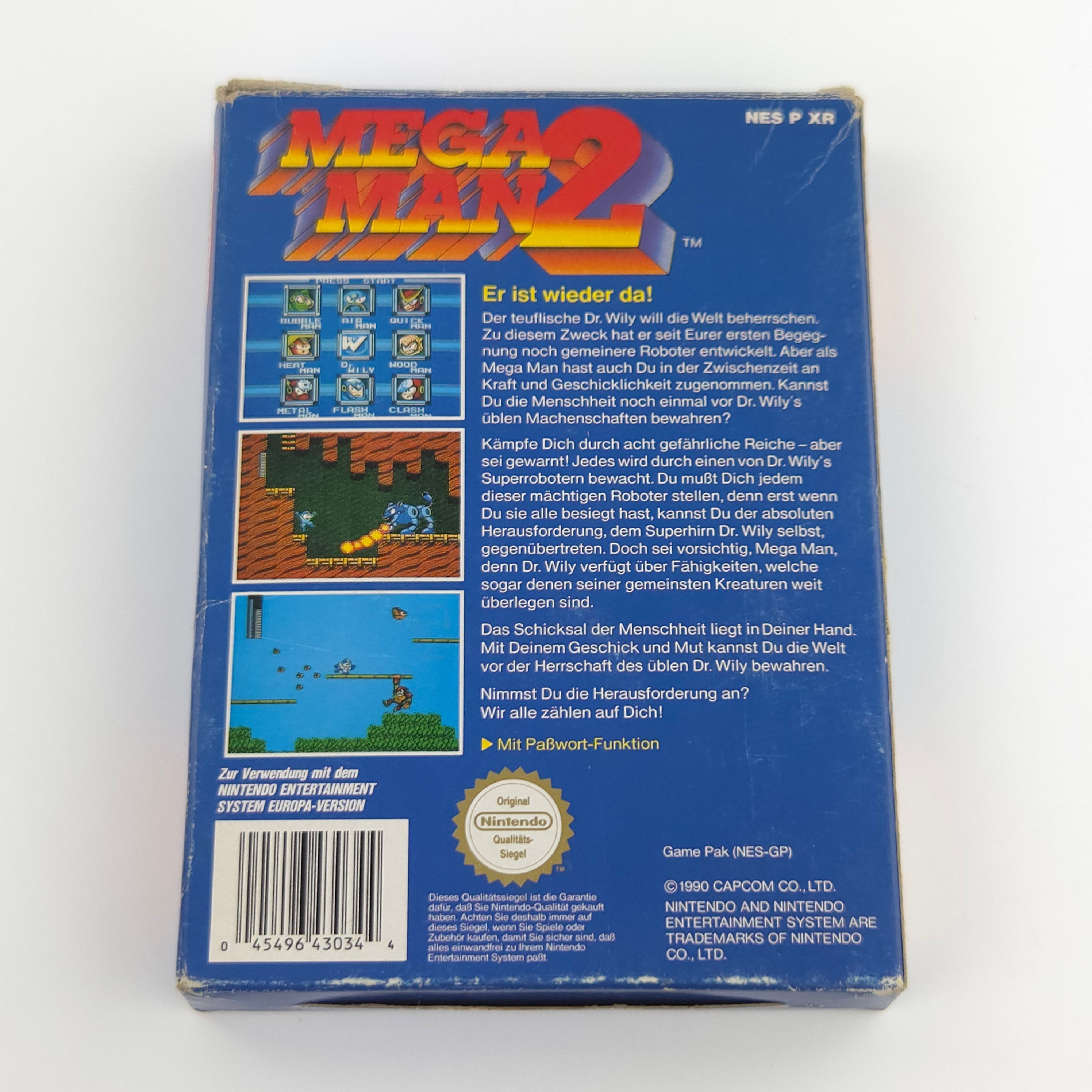 Nintendo NES Spiel Mega Man 2 Modul OVP Anleitung NOE