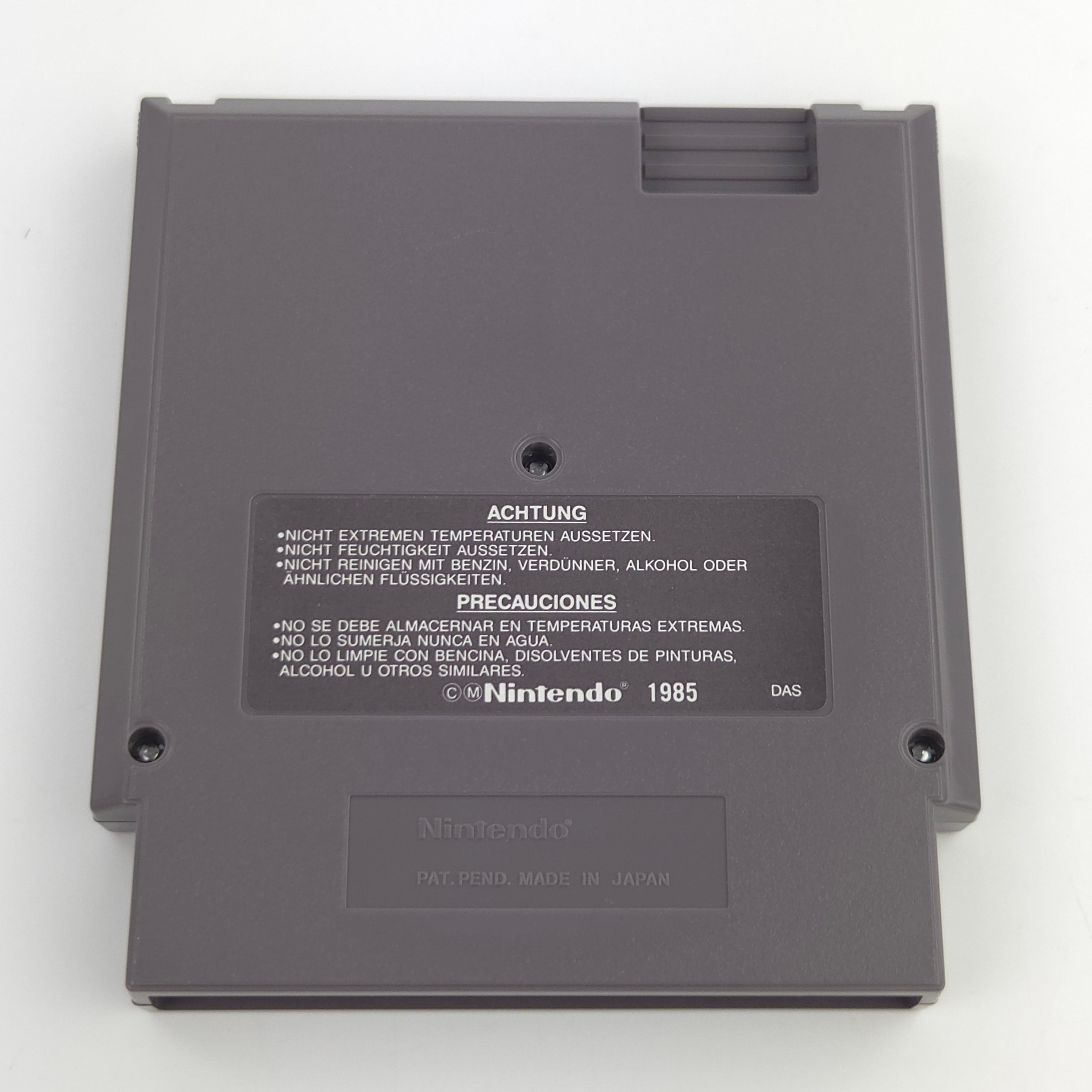 NES Spiel Mega Man 4 Modul Schutzhülle PAL B NOE
