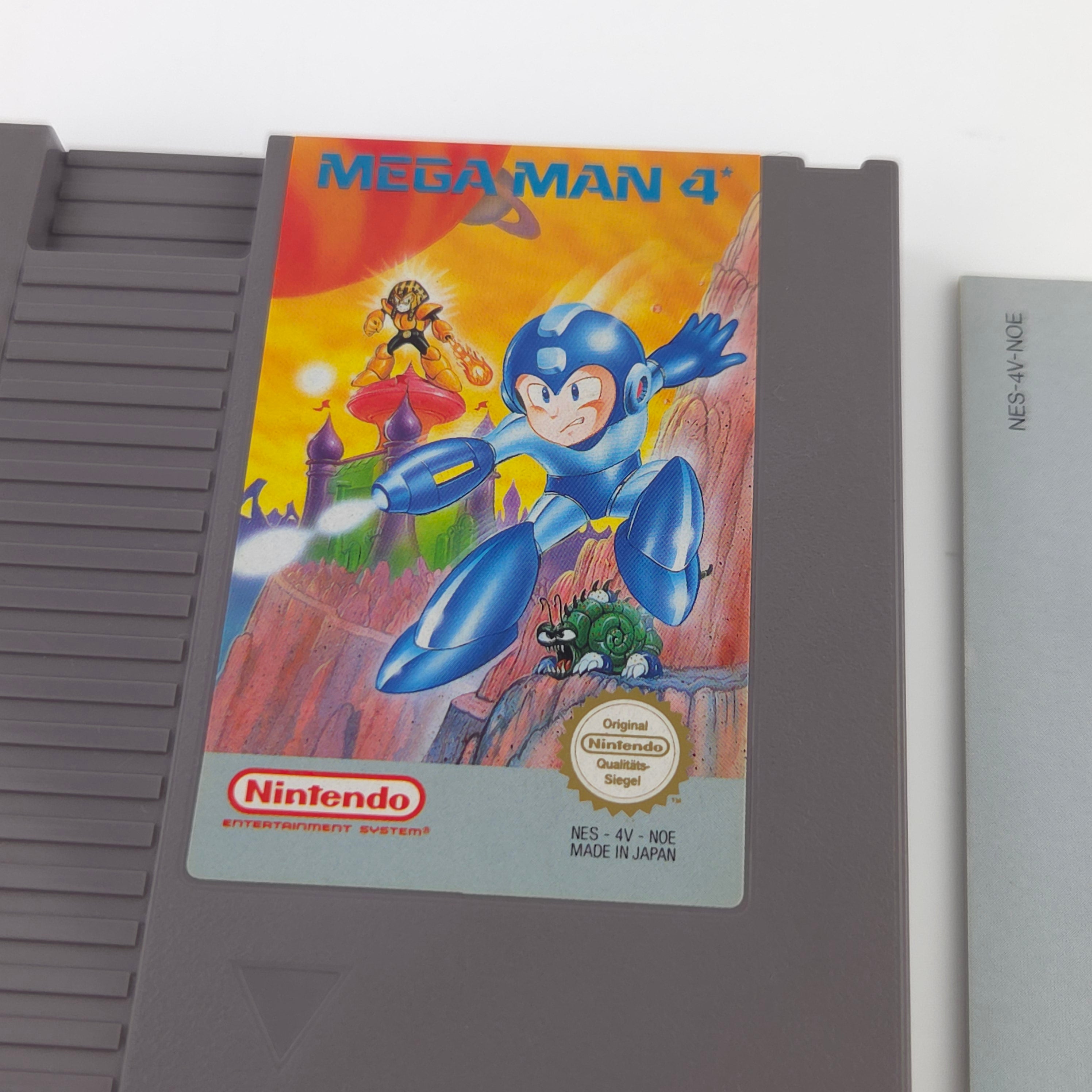 Nintendo NES Spiel: Mega Man 4 - OVP Anleitung Modul (PAL-B NOE)