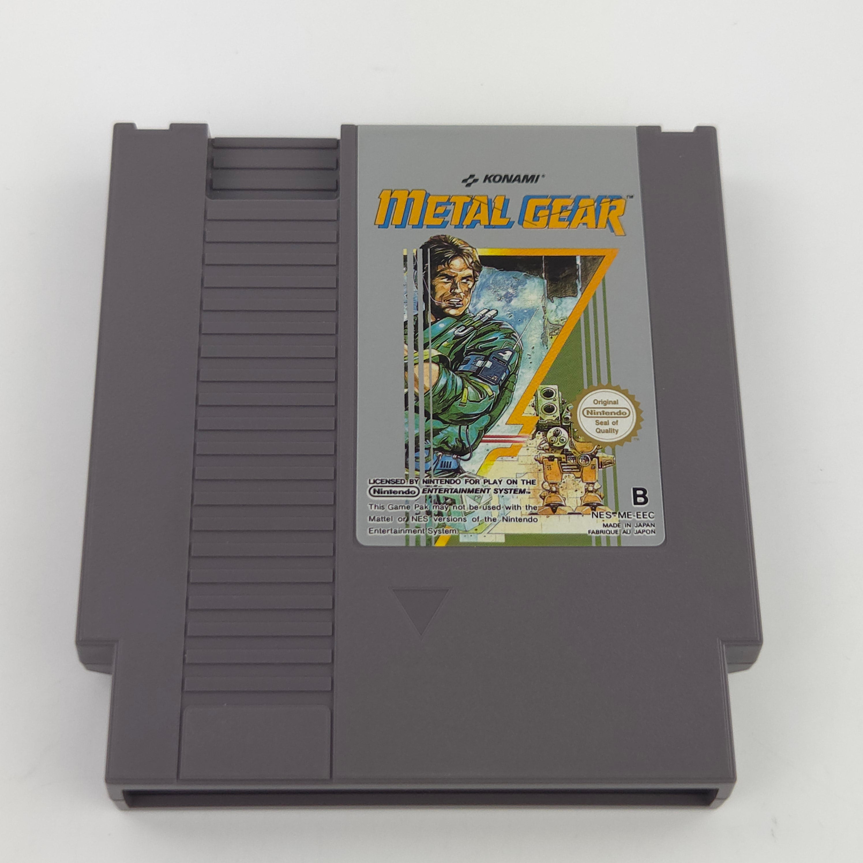 NES Spiel Metal Gear mit Anleitung Konami PAL EEC