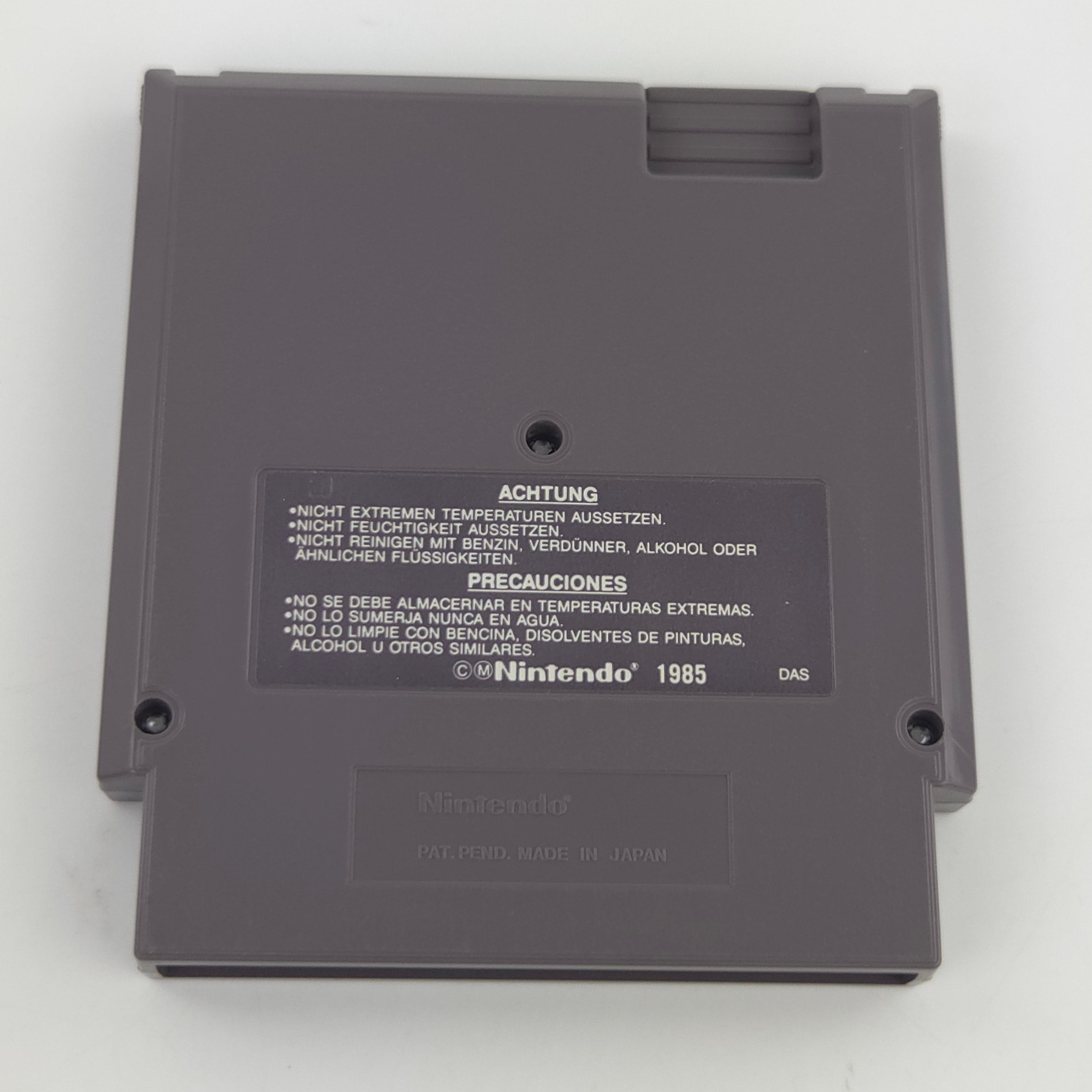 NES Spiel Metal Gear mit Anleitung Konami PAL EEC