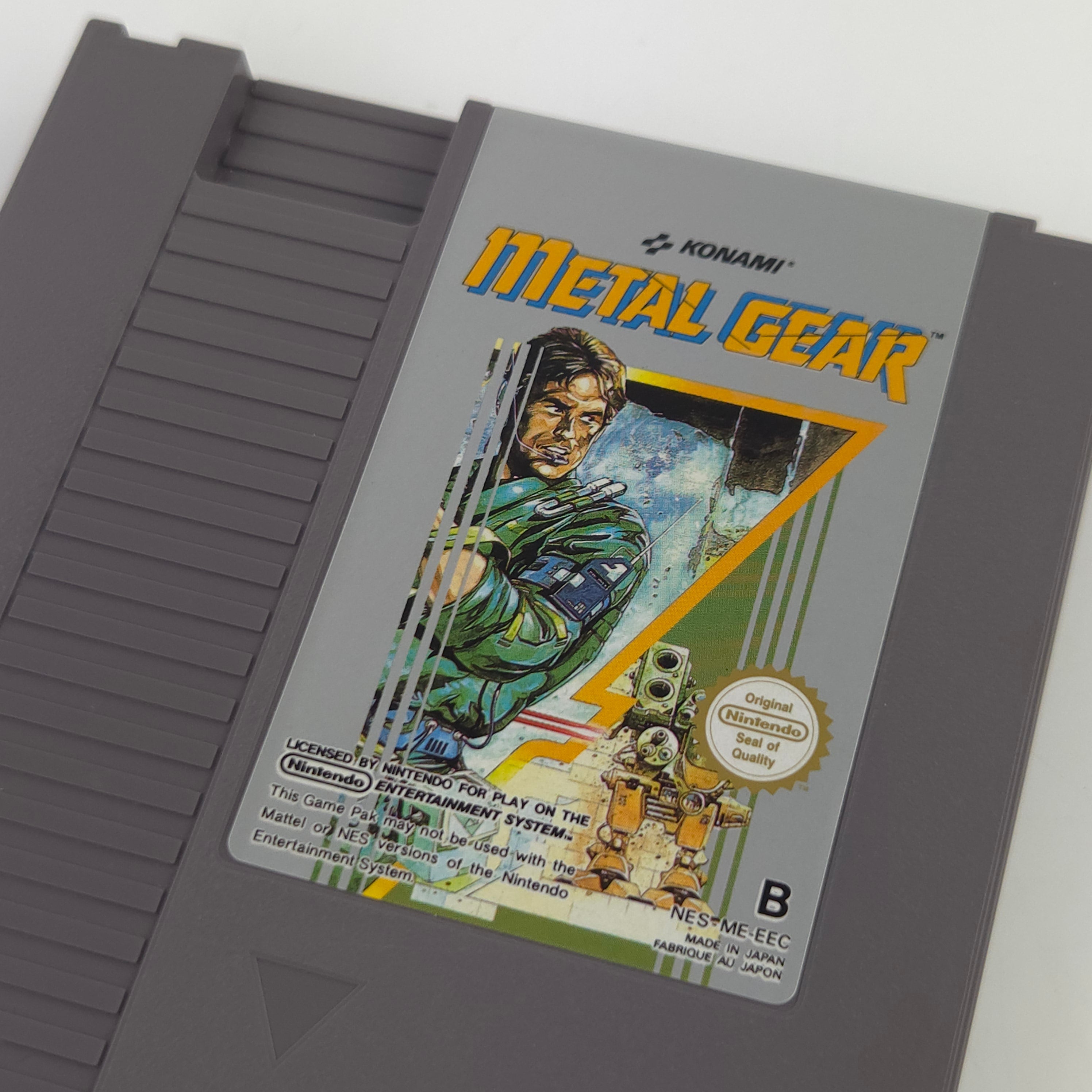NES Spiel Metal Gear mit Anleitung Konami PAL EEC