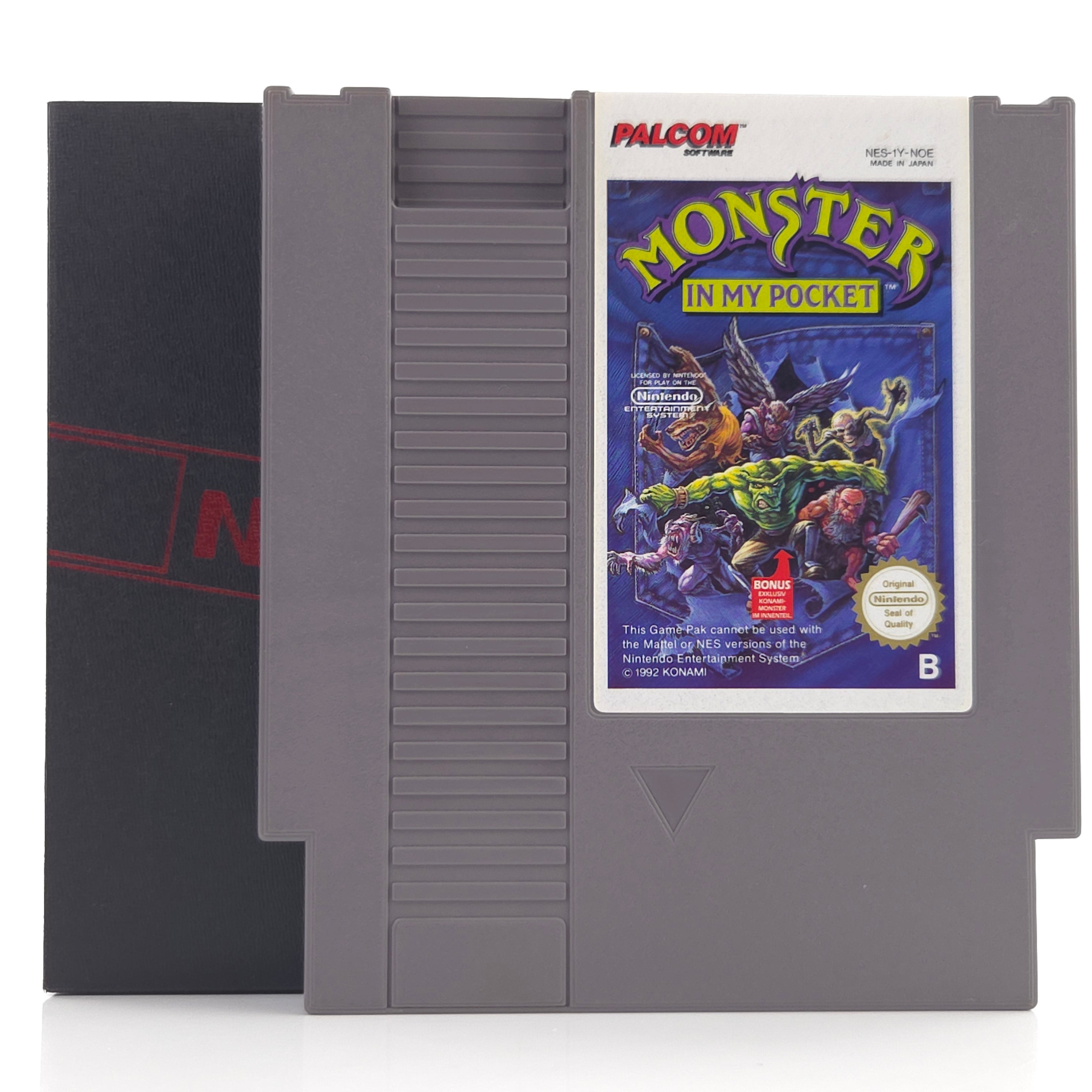 NES Spiel Monster in my Pocket Modul Schuber PAL NOE