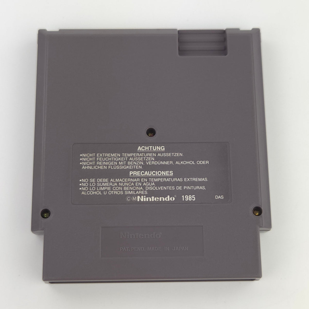 Nintendo NES Spiel Nigel Mansells World Championship Schuber