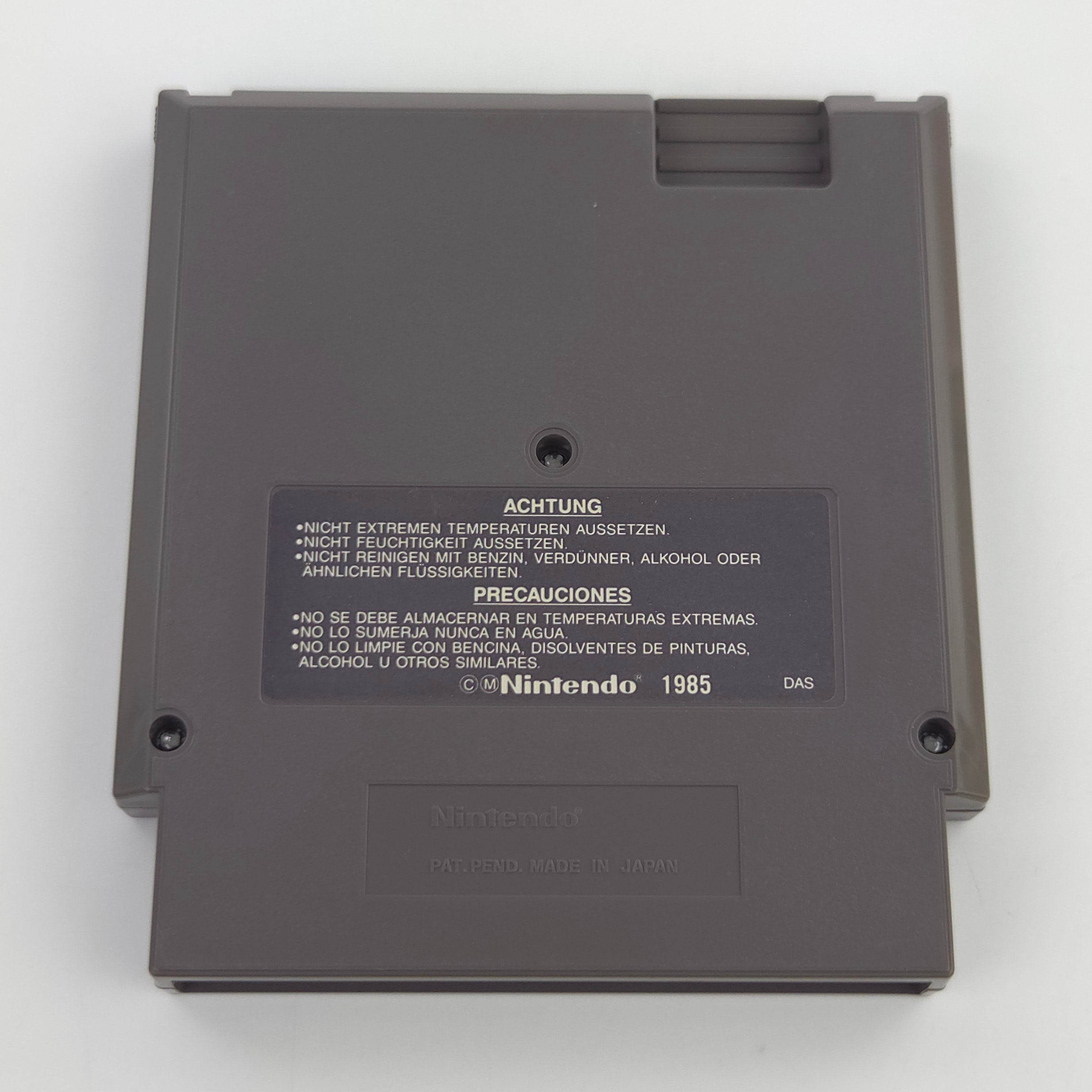 NES Spiel North South Modul Schutzhülle Infogrames NOE
