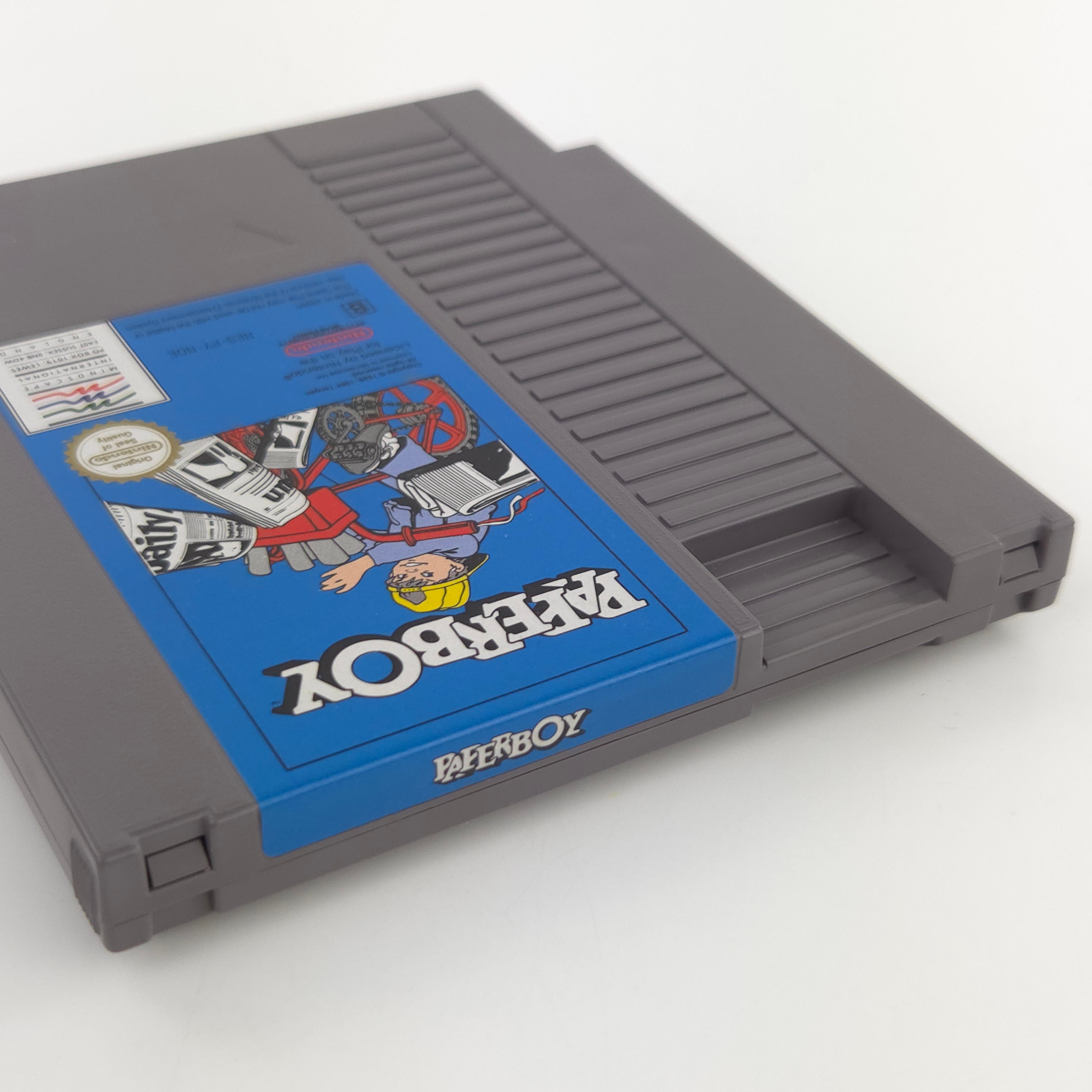 Nintendo NES Spiel Paperboy Modul Schuber PAL NOE
