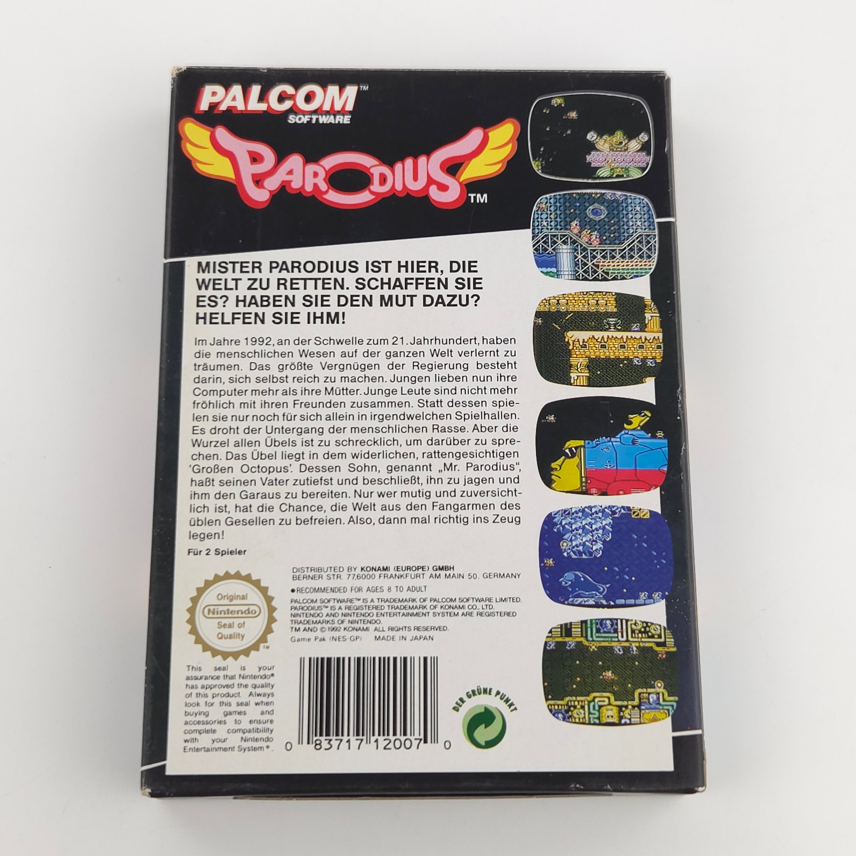 Nintendo NES Spiel Parodius OVP