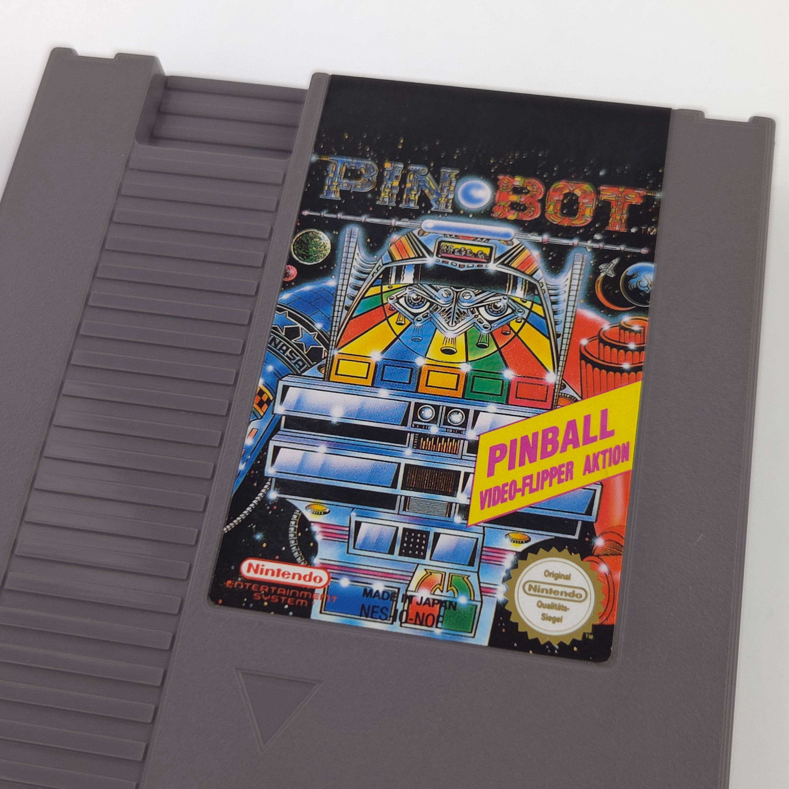 Nintendo NES Spiel Pin Bot Modul mit Schutzhülle NOE