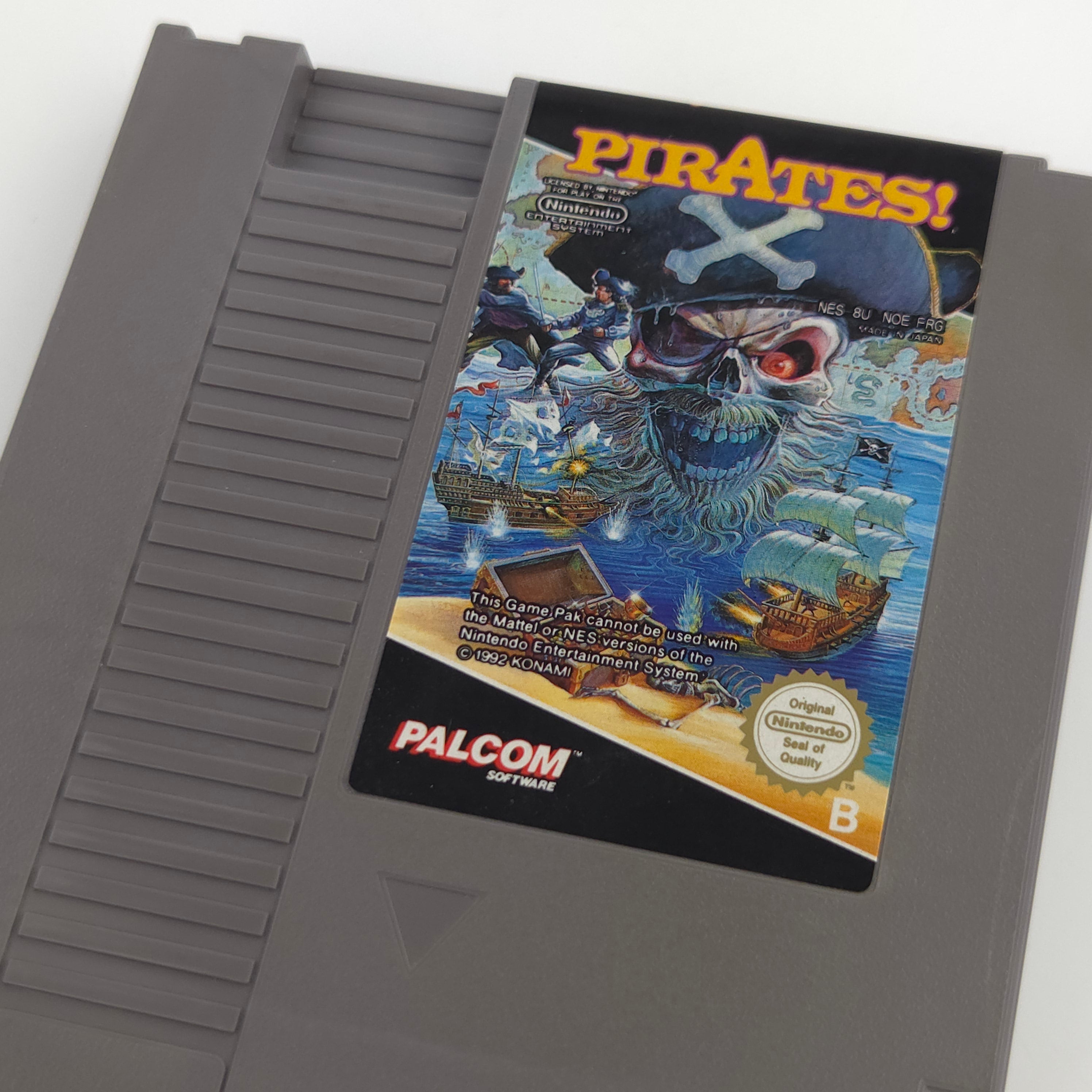 NES Spiel Pirates Modul mit Schutzhülle PAL B NOE