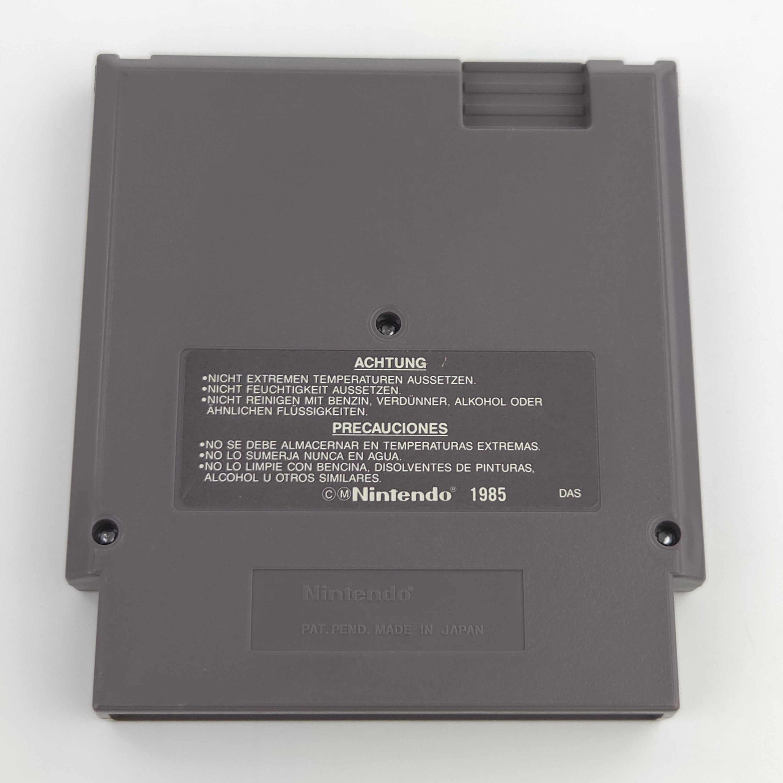 Nintendo NES Spiel Prince of Persia Modul Schutzhülle