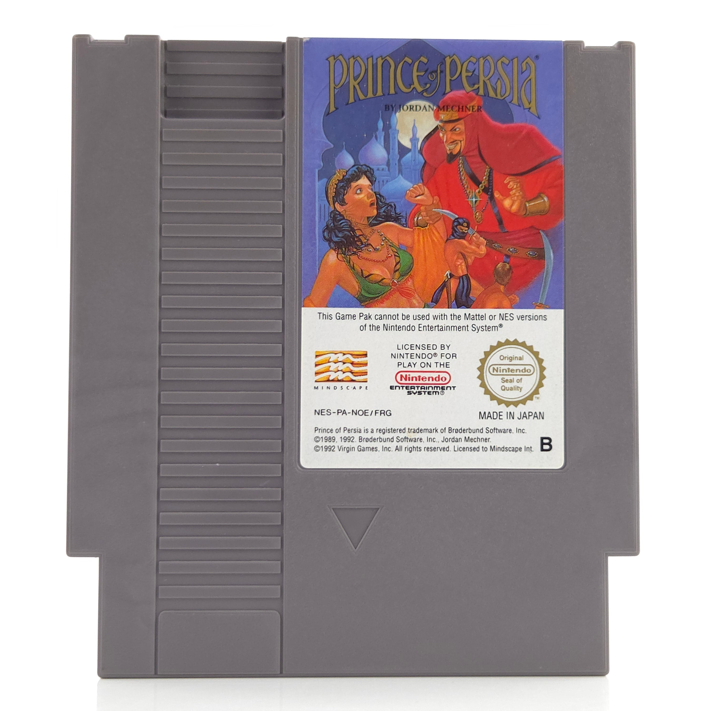 Nintendo NES Spiel Prince of Persia Modul Schutzhülle