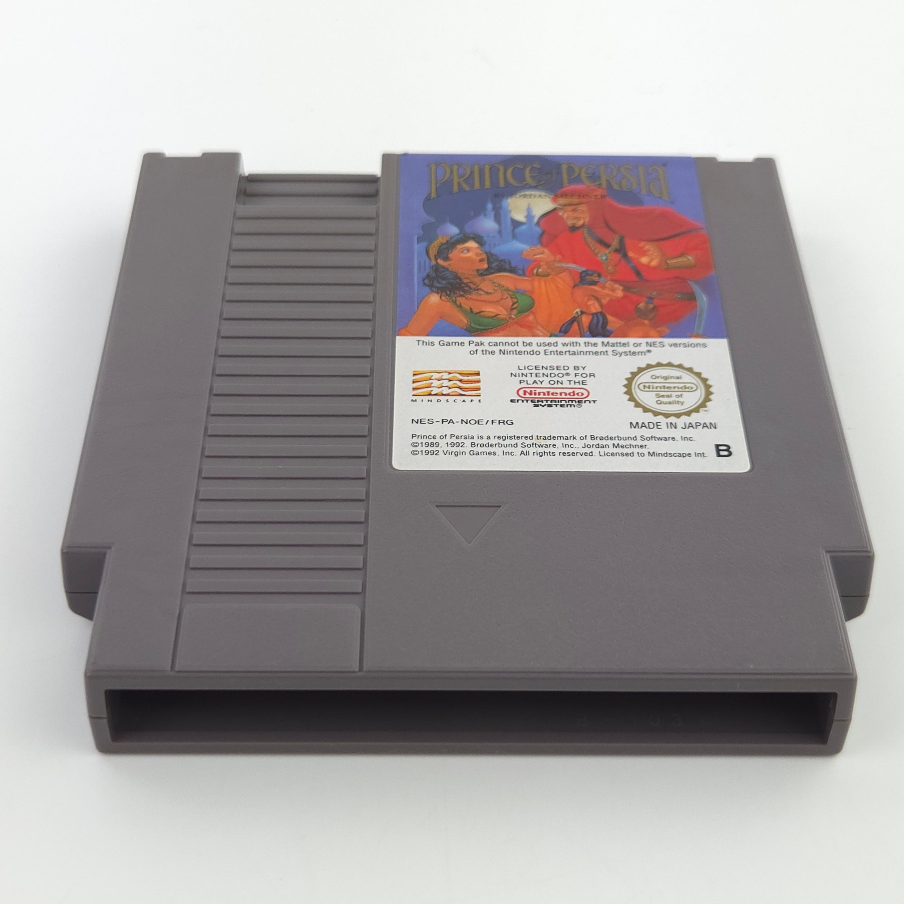 Nintendo NES Spiel Prince of Persia Modul Schutzhülle