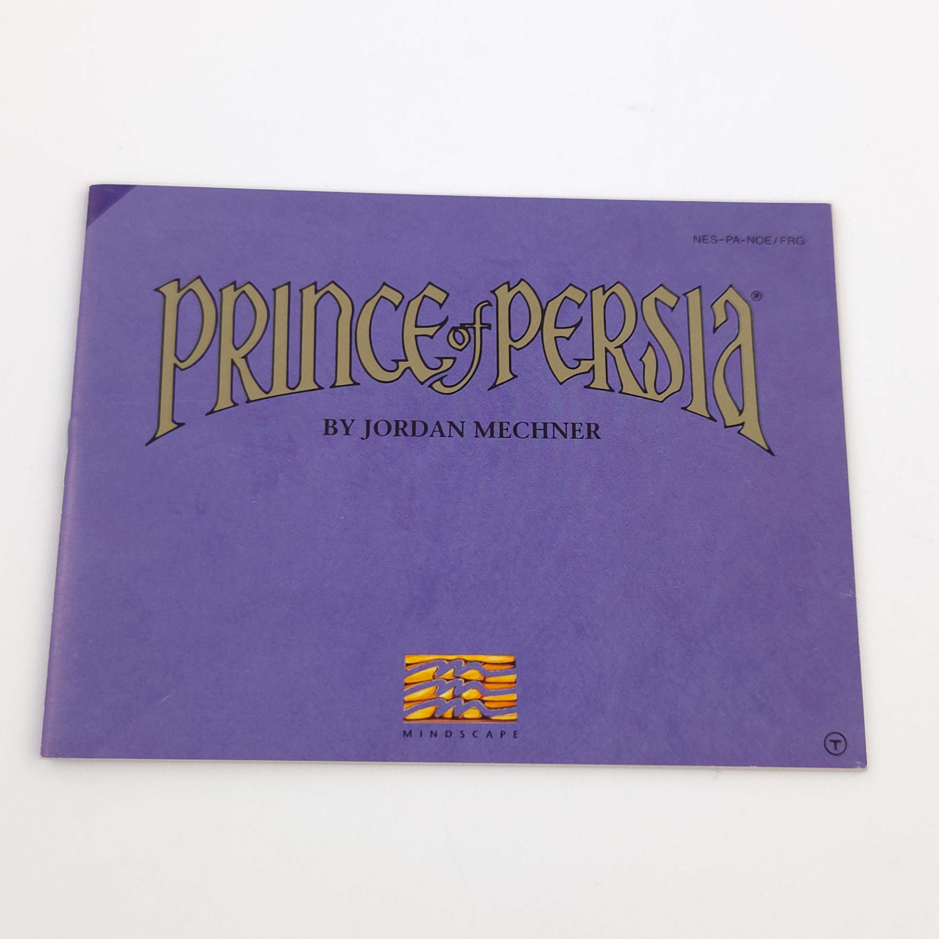 Nintendo NES Spiel Prince of Persia OVP Komplett PAL NOE