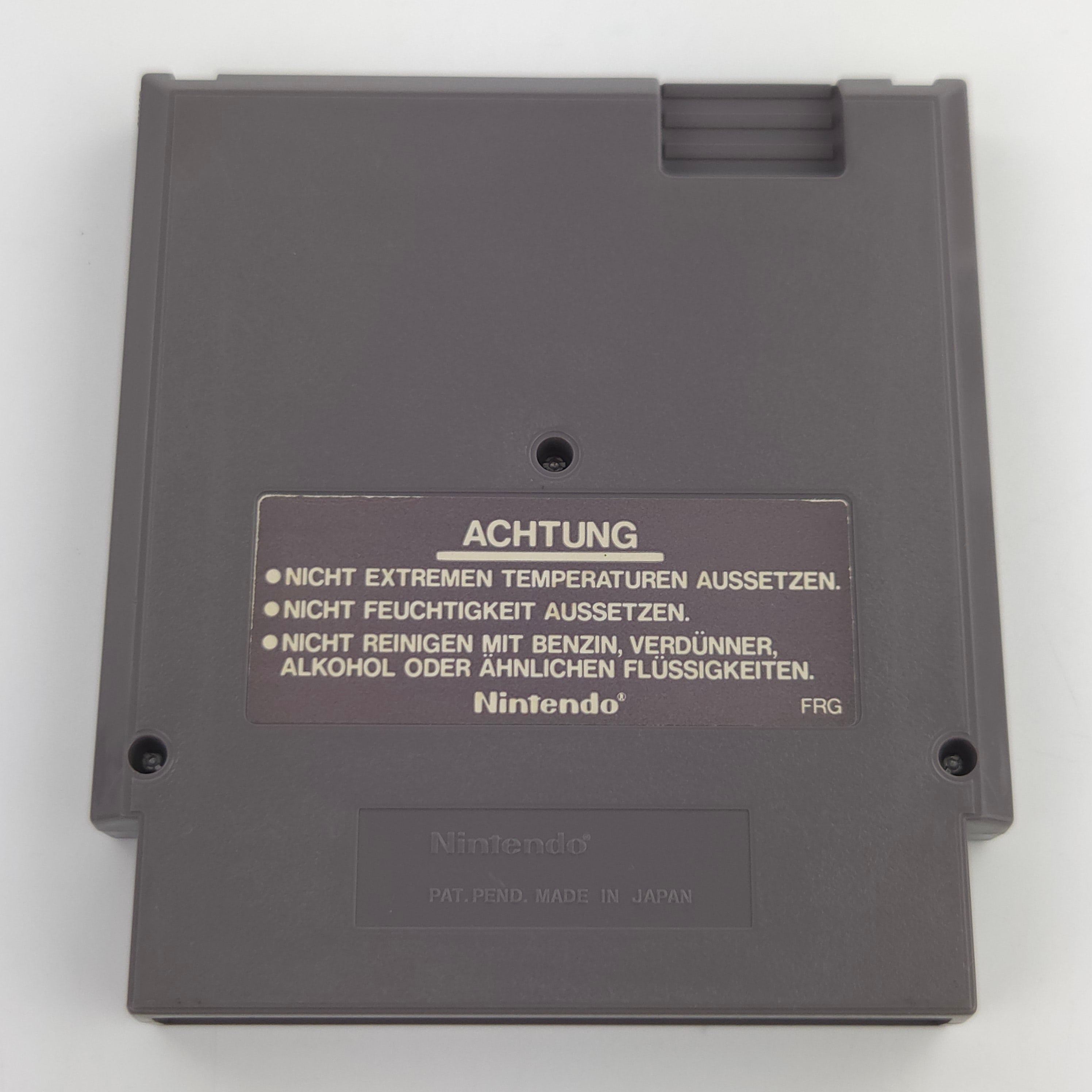Nintendo NES Spiel Punch Out European Version Schutzhülle
