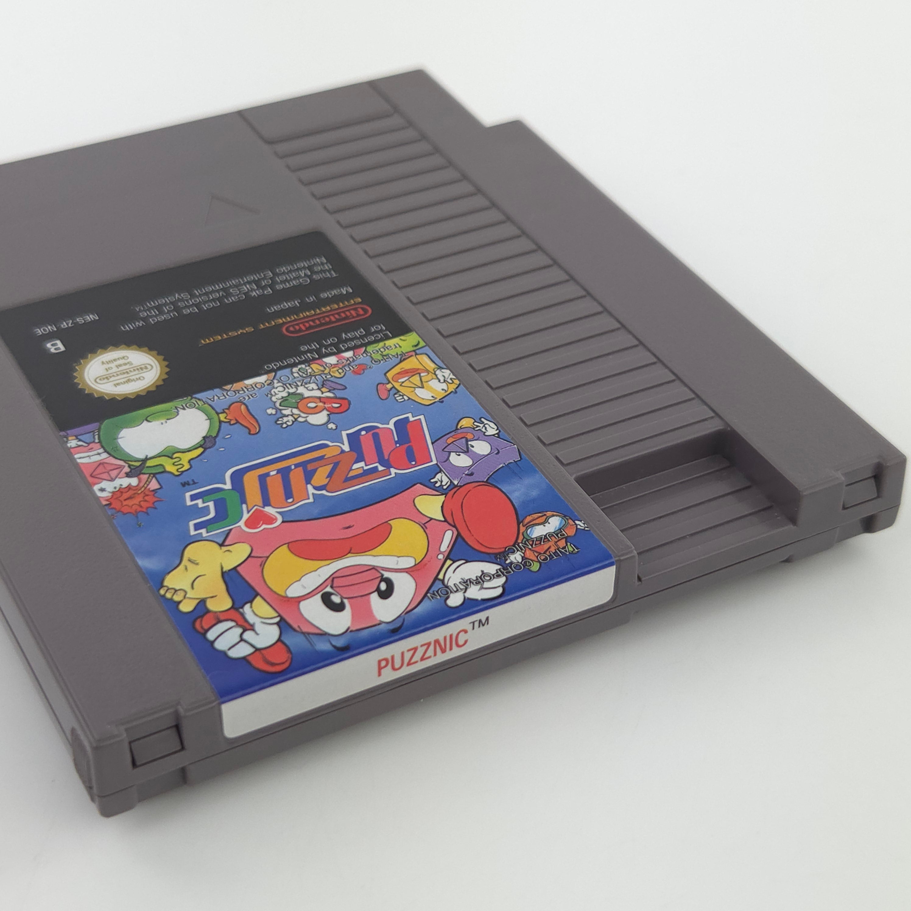 Nintendo NES Spiel Puzznic Modul Schutzhülle TAITO NOE