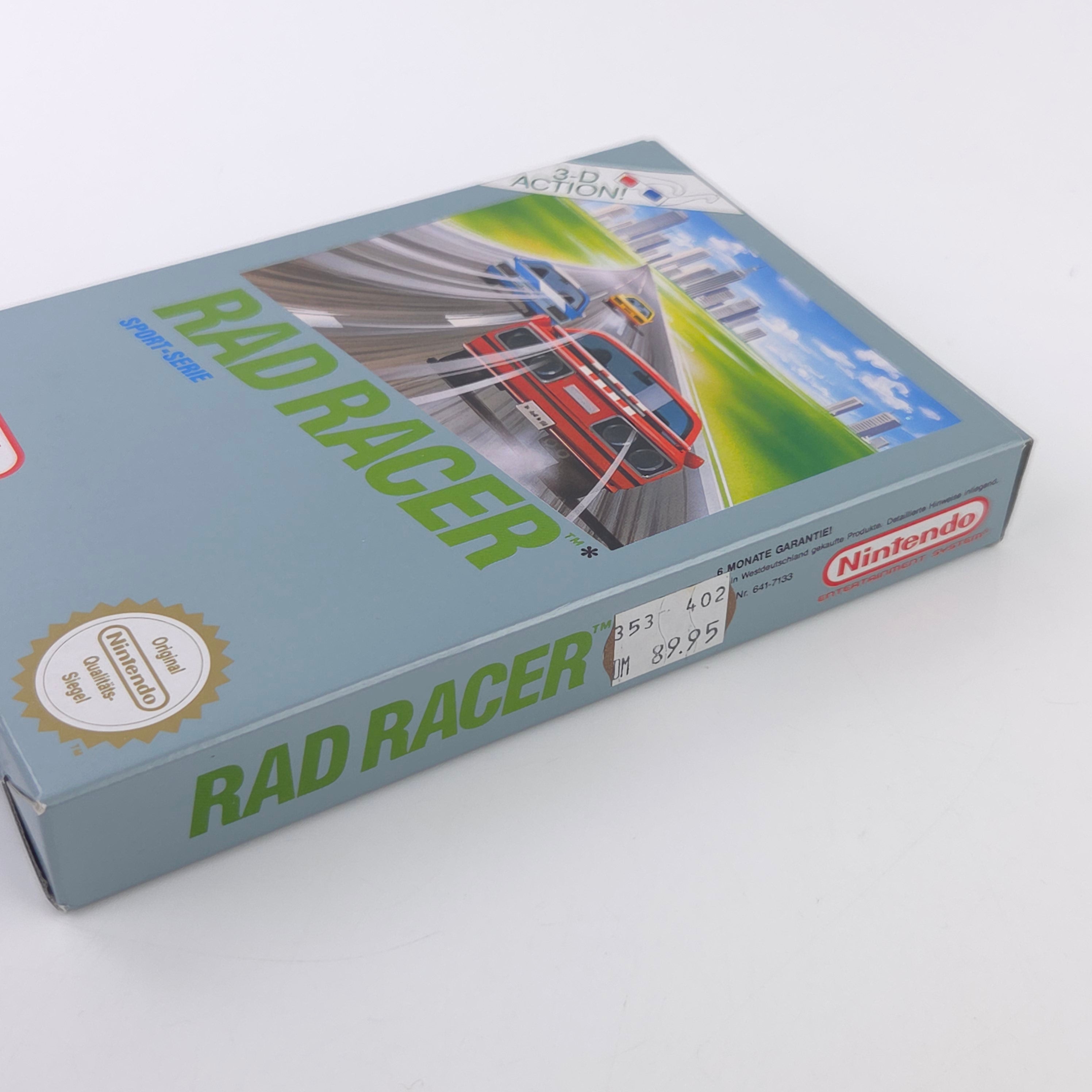 Nintendo NES Spiel – Rad Racer (OVP CIB PAL)