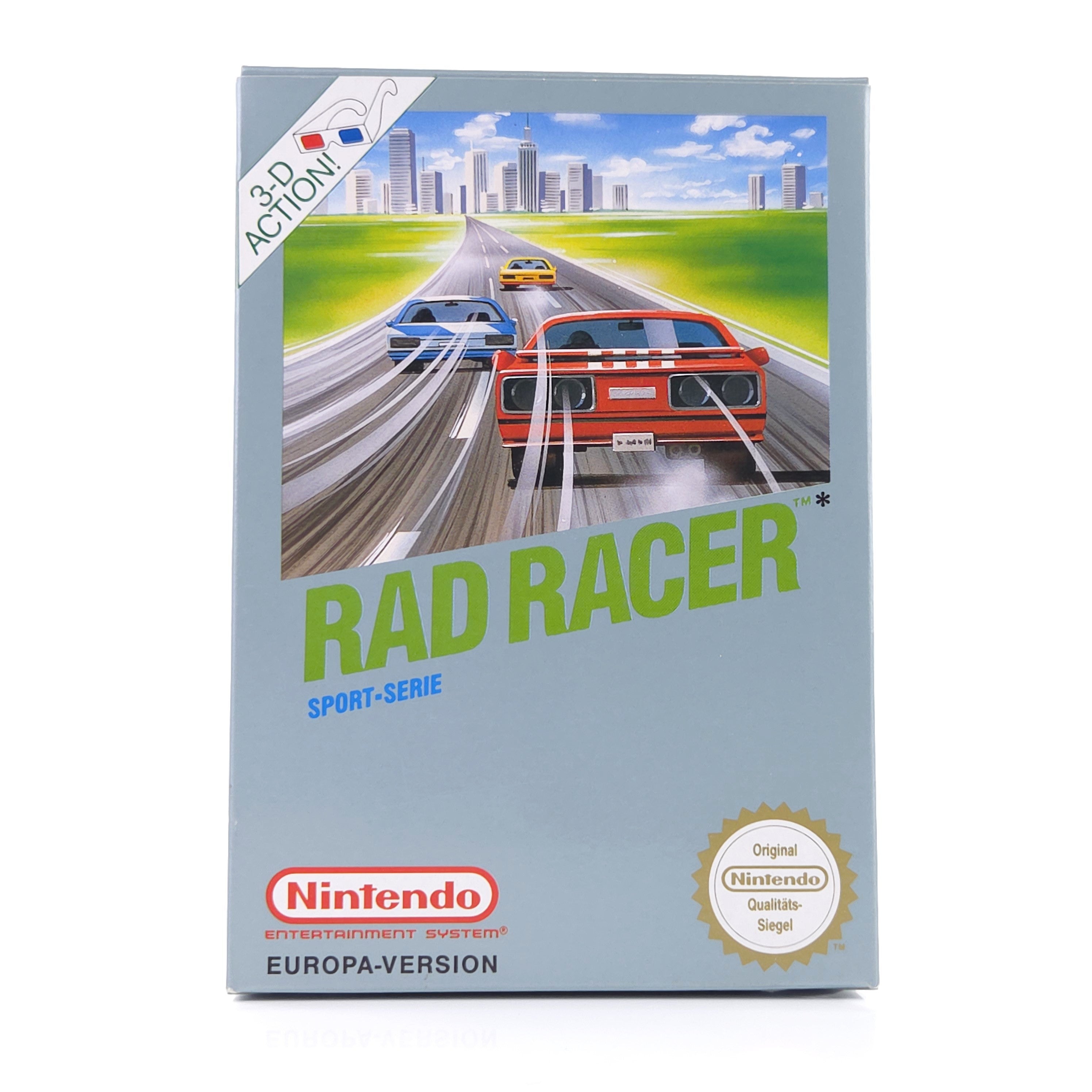 Nintendo NES Spiel – Rad Racer (OVP CIB PAL)