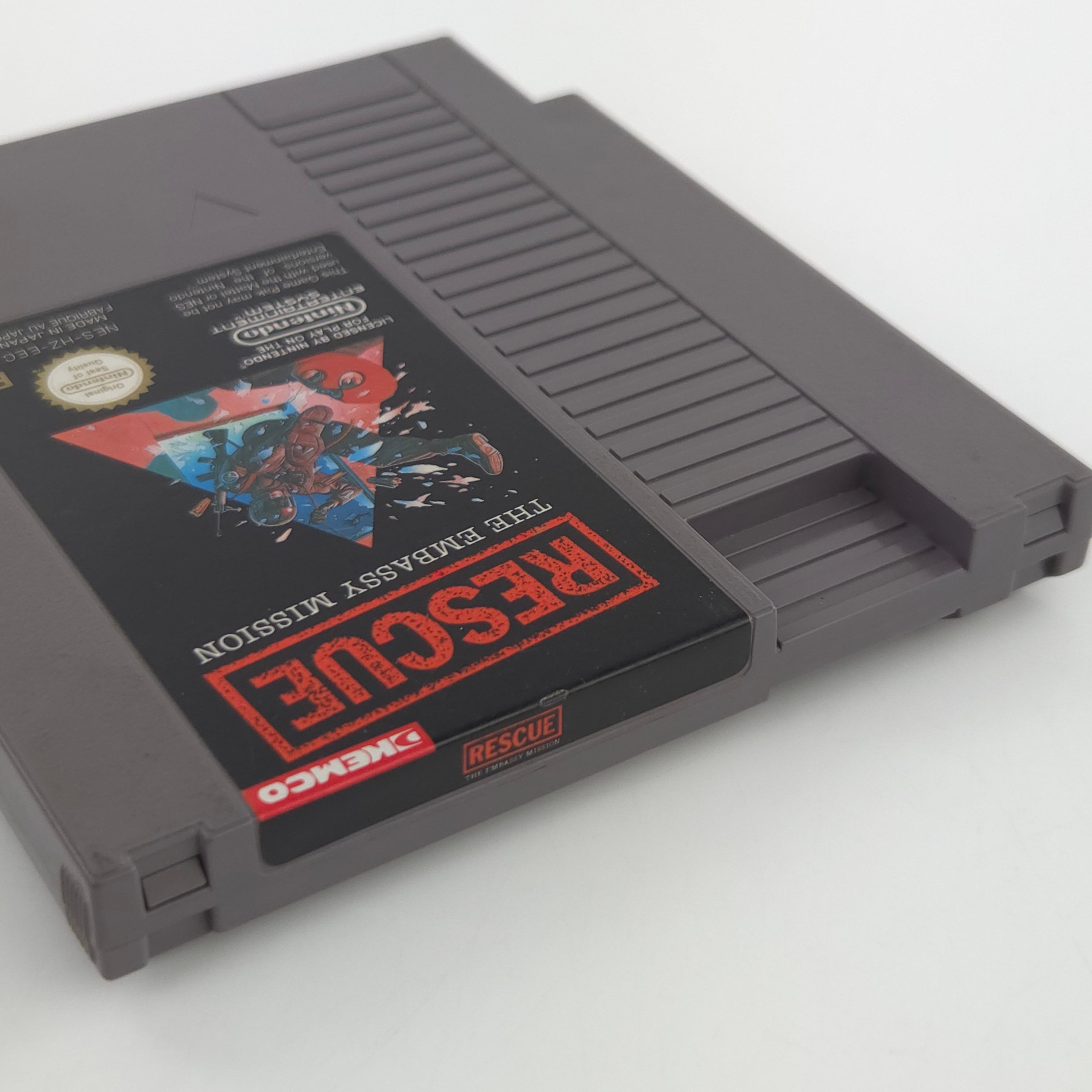 Nintendo NES Spiel Rescue The Embassy Mission Schutzhülle