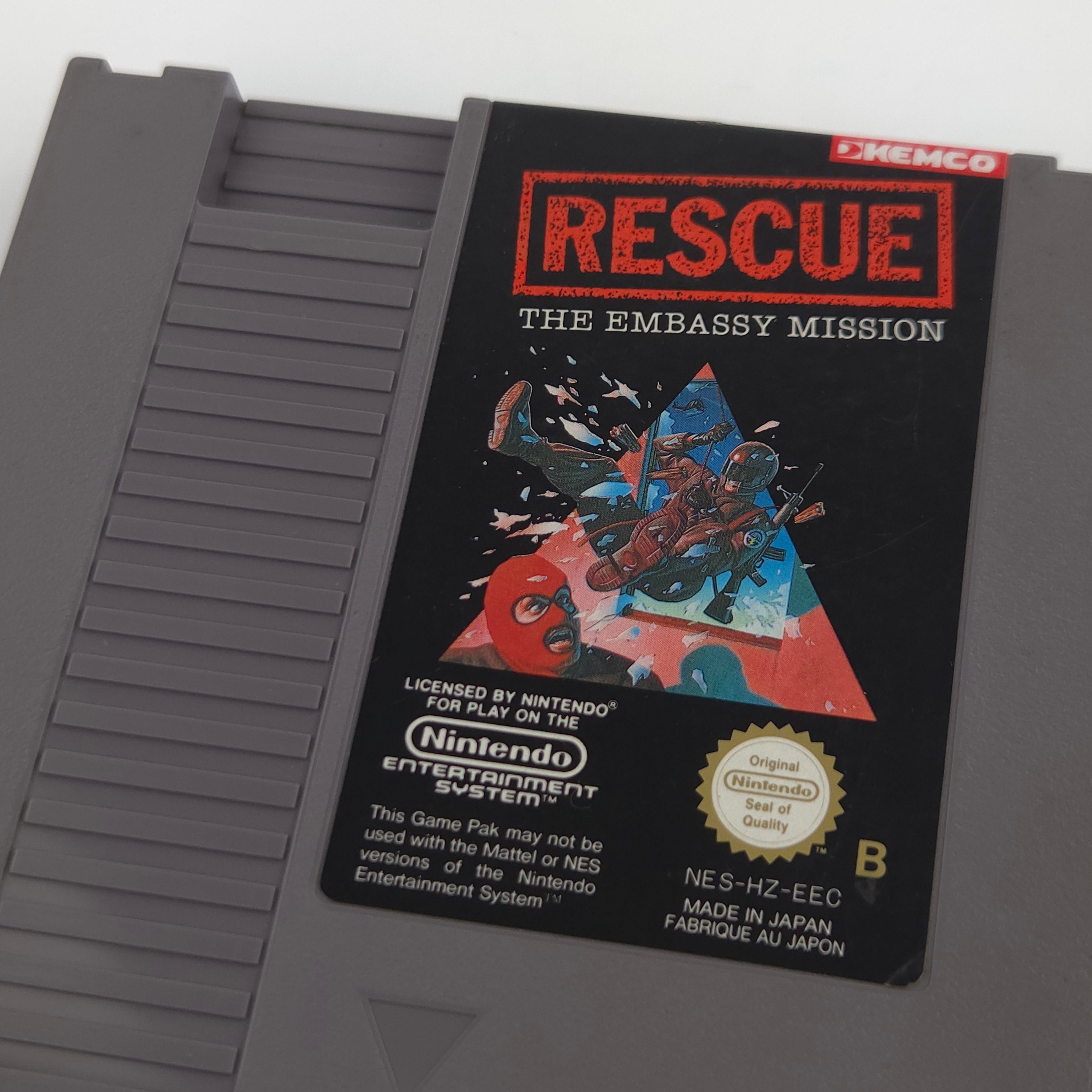 Nintendo NES Spiel Rescue The Embassy Mission Schutzhülle