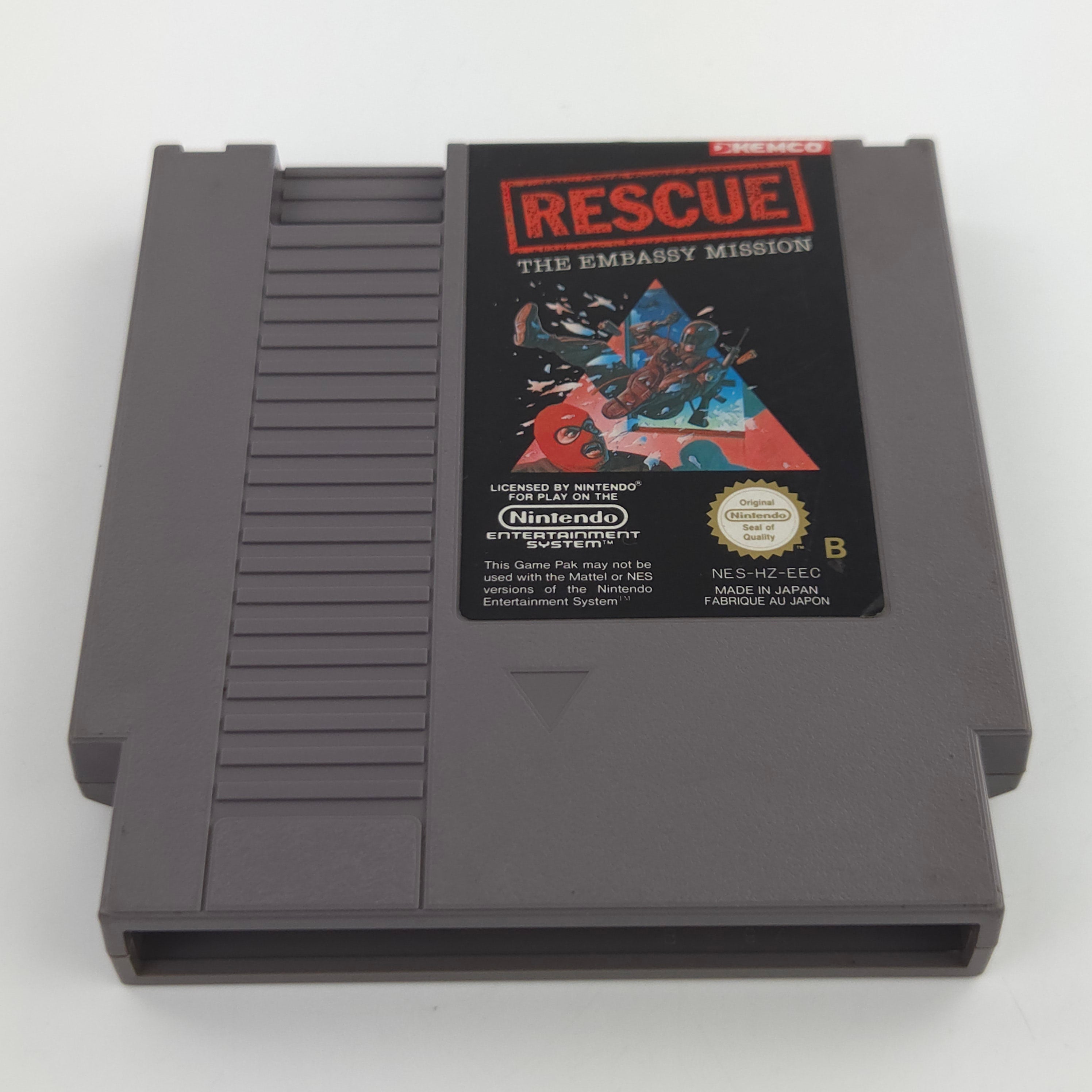 Nintendo NES Spiel Rescue The Embassy Mission Schutzhülle