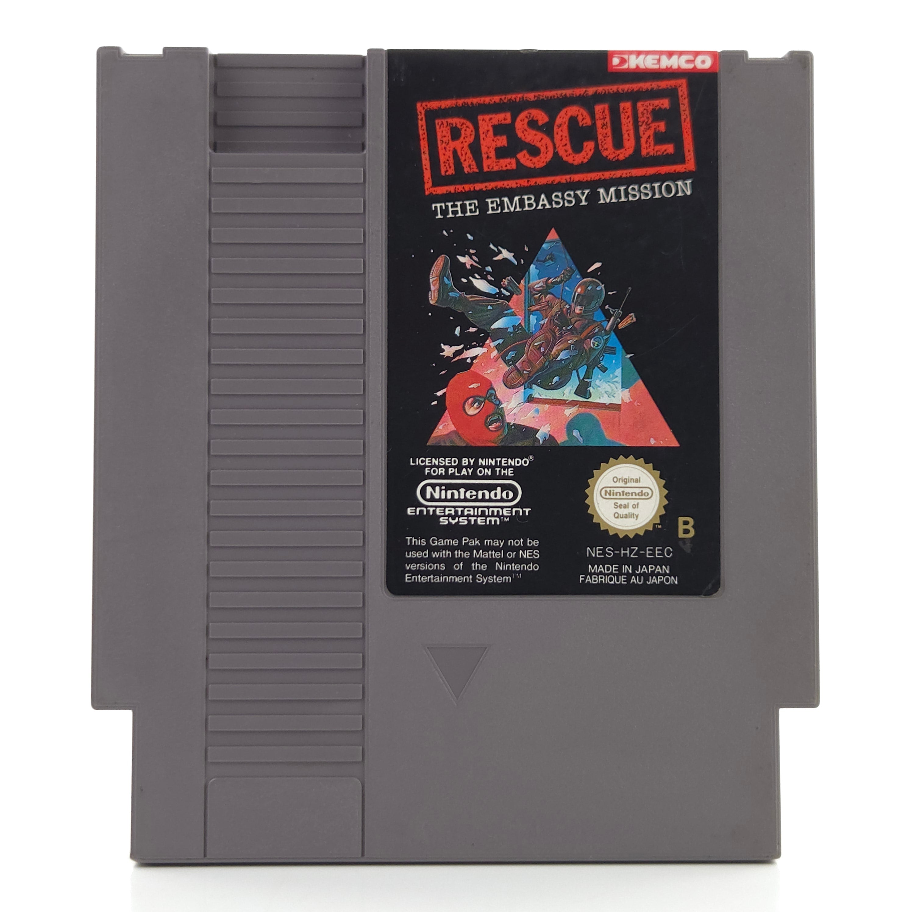 Nintendo NES Spiel Rescue The Embassy Mission Schutzhülle