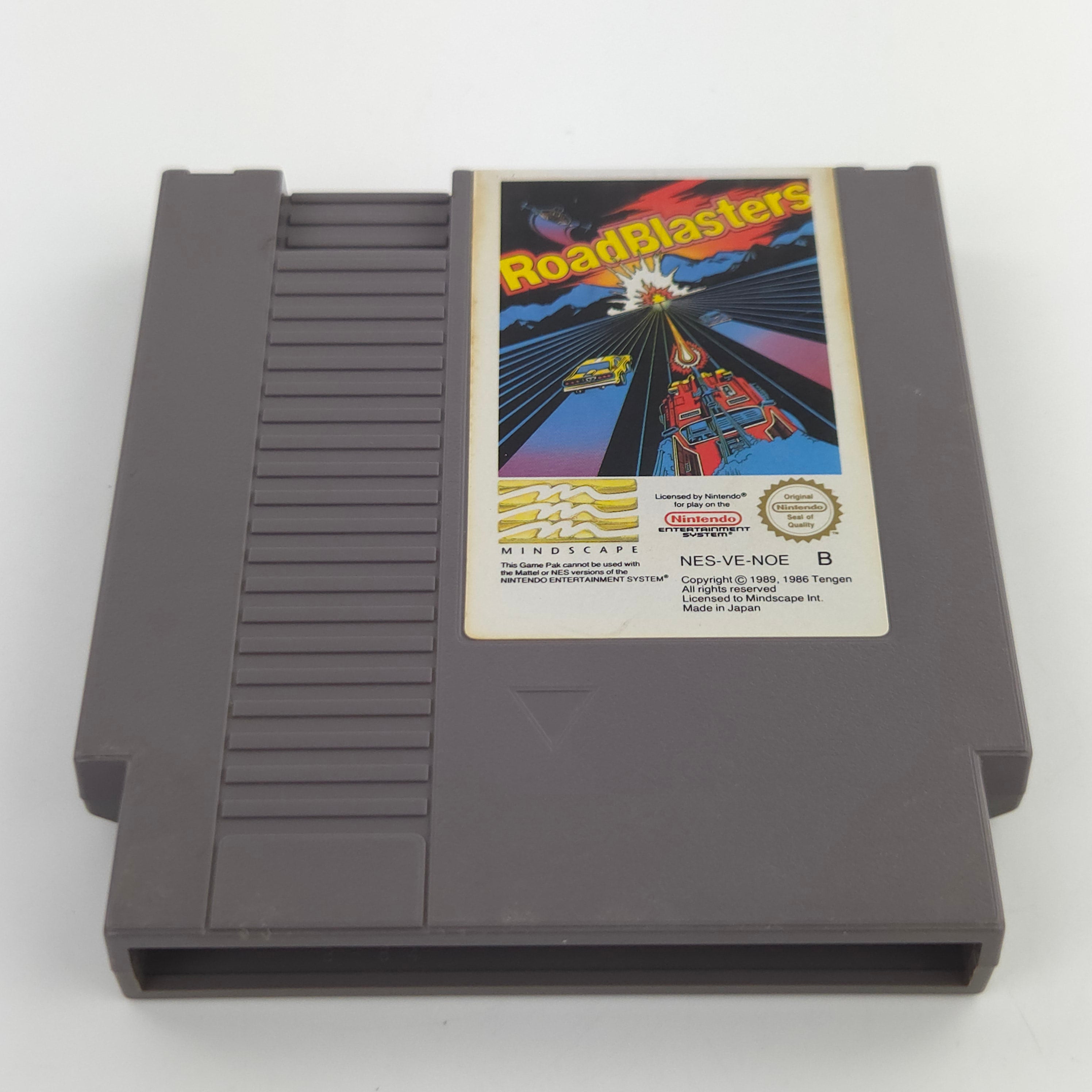 NES Spiel RoadBlasters Modul Schutzhülle PAL NOE